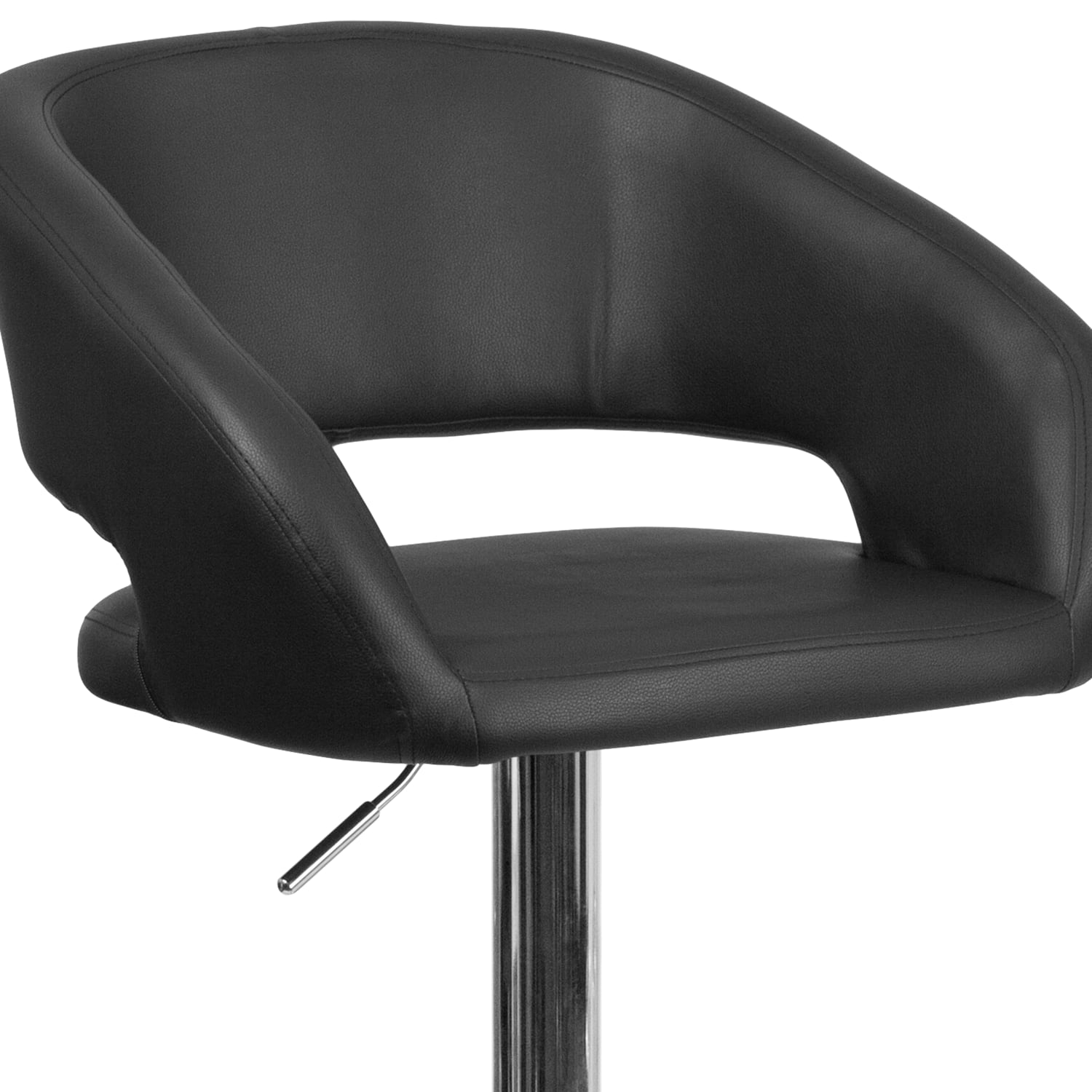Flash Furniture Contemporary Adjustable Bar Stool Black CH122070BK PopularChairscom Flash Furniture Contemporary Adjustable Bar Stool Black CH122070BK PopularChairscom