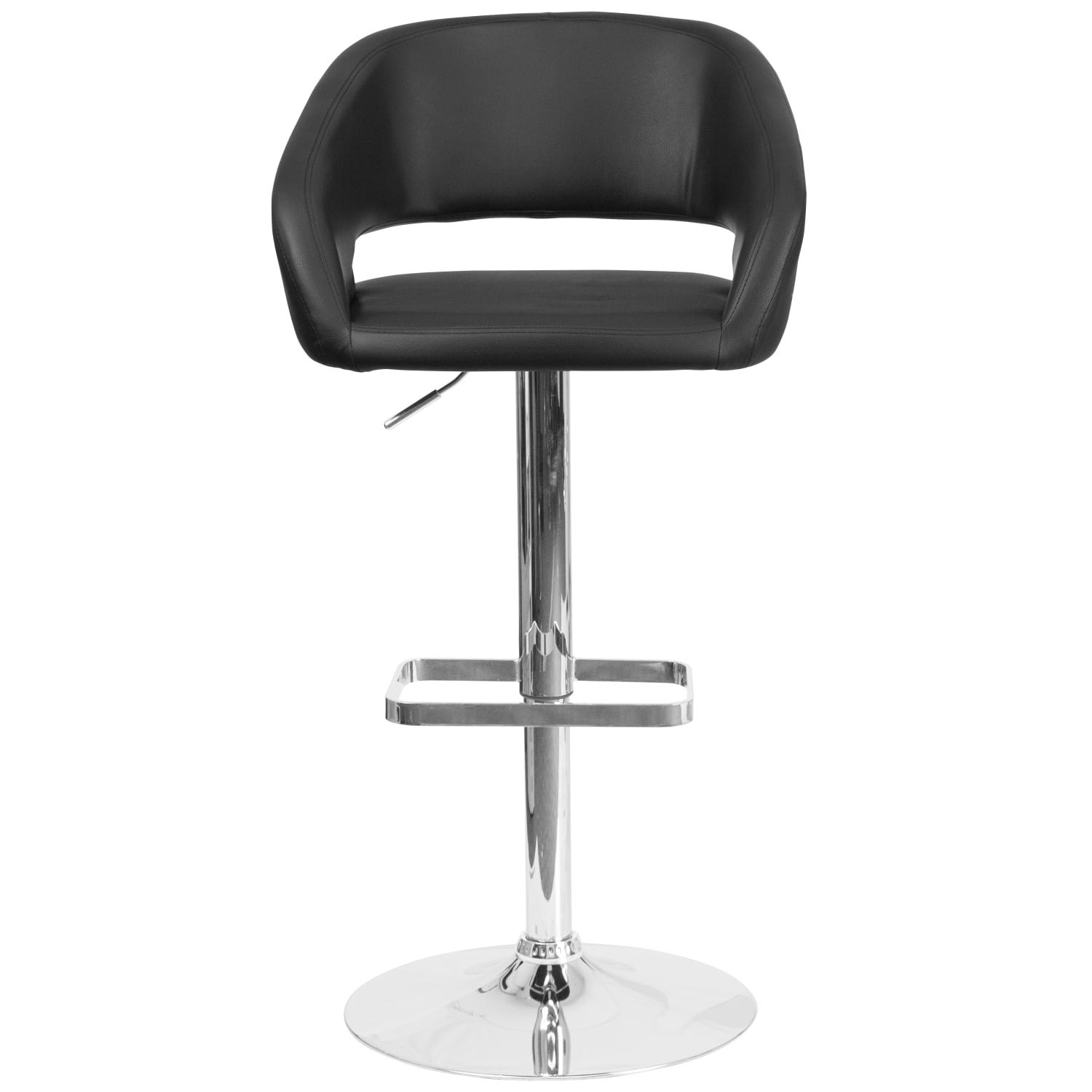 Flash Furniture Contemporary Adjustable Bar Stool Black CH122070BK PopularChairscom Flash Furniture Contemporary Adjustable Bar Stool Black CH122070BK PopularChairscom