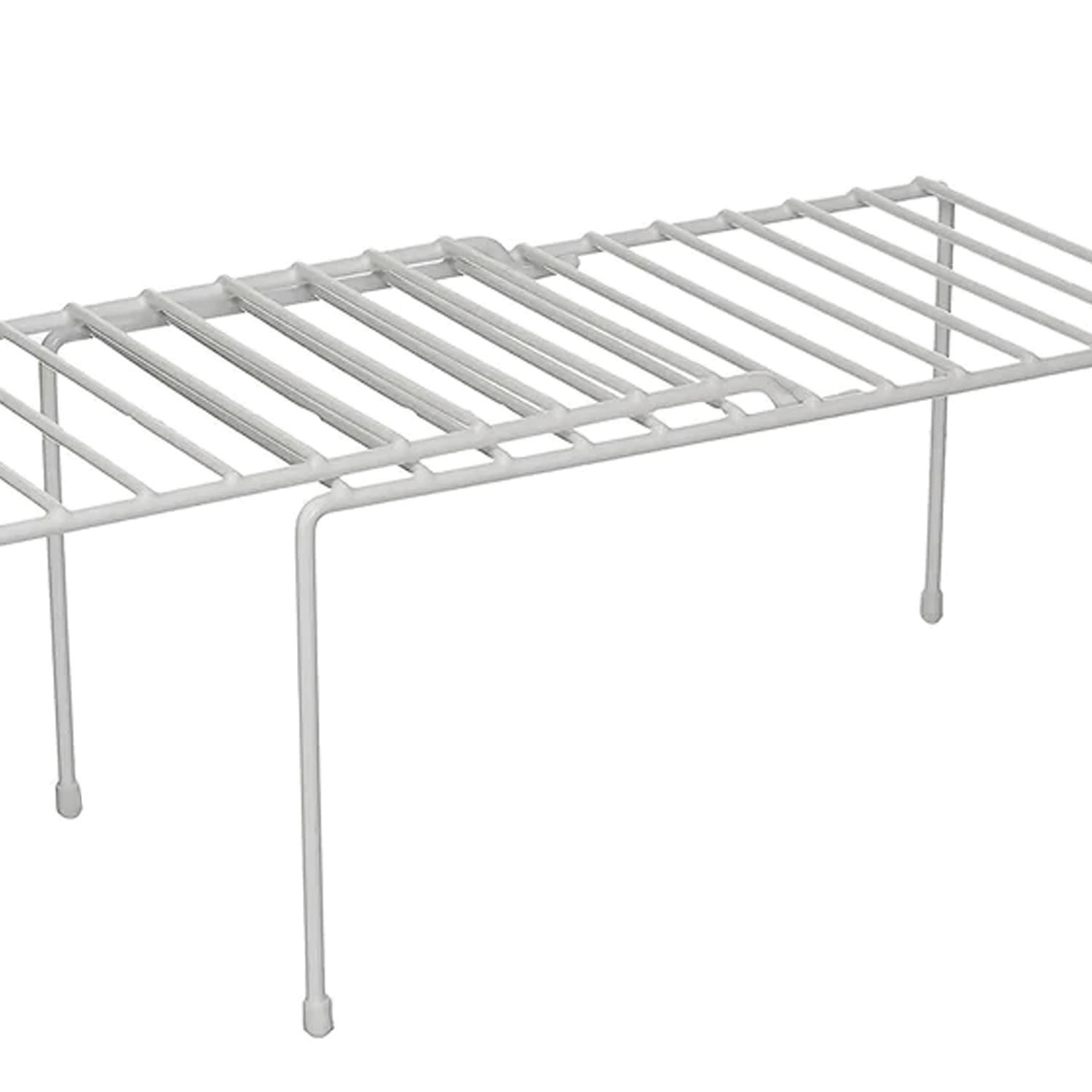 Better Houseware Expanding Steel Shelf, Small, White - Image 3