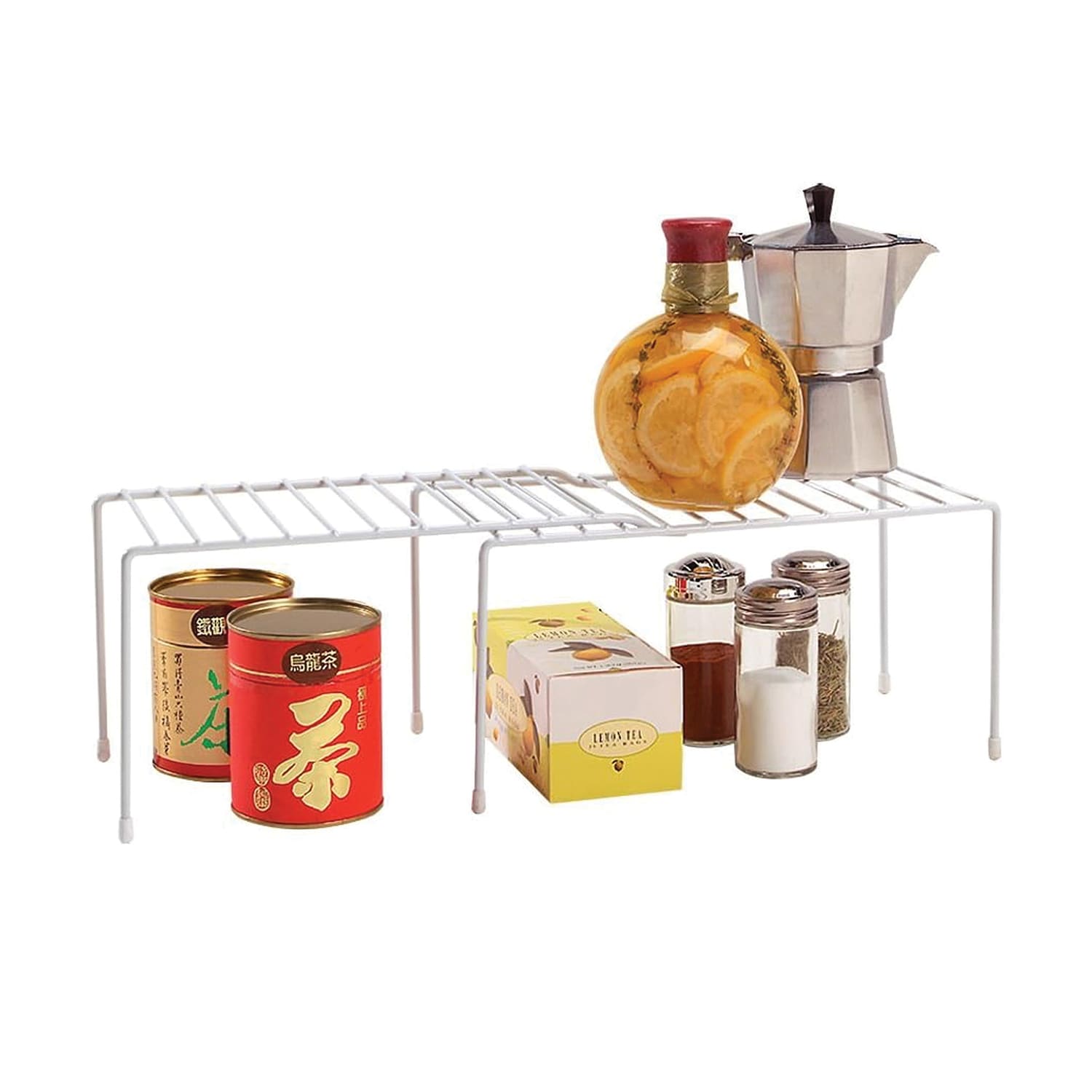 Better Houseware Expanding Steel Shelf, Small, White - Image 4