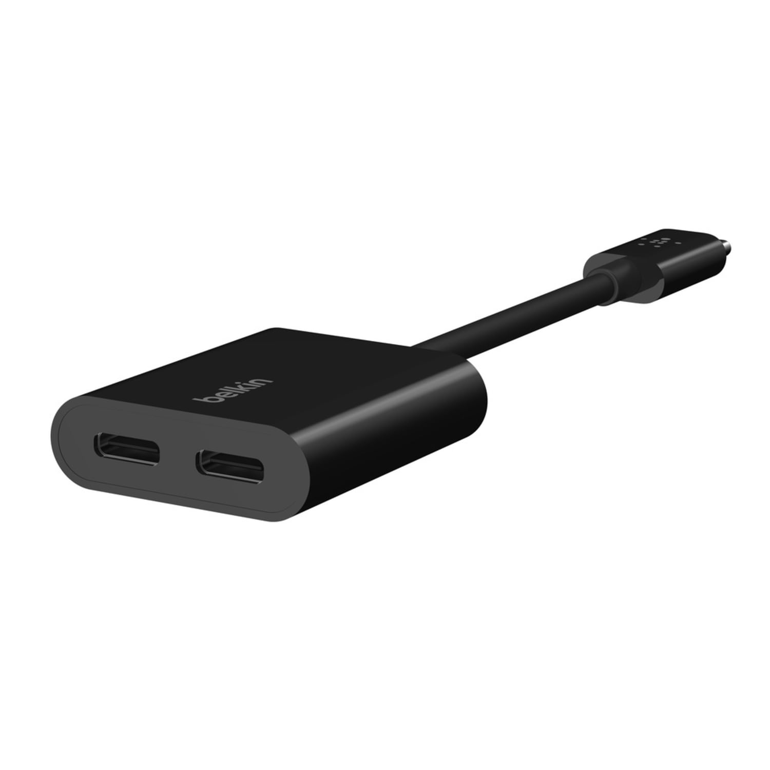 Belkin Connect USB-C Audio And Charge Adapter, 60W, Black - Image 3