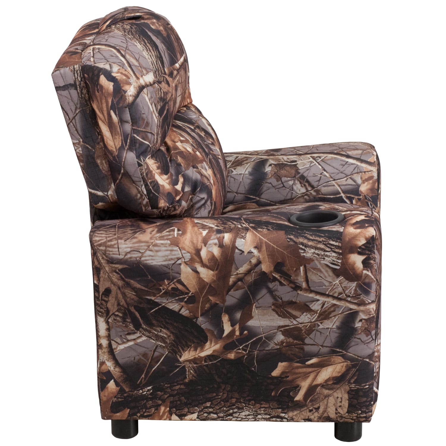 Flash Furniture Contemporary Kids Fabric Recliner Accent Chair With Cup Holder Camouflage PopularChairscom
