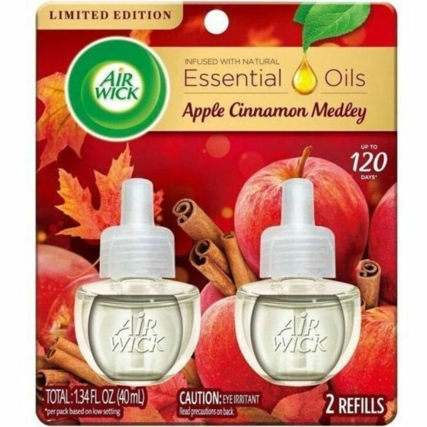 Air Wick Apple Scented Oil - Oil - 0.6 fl oz (0 quart) - Apple Cinnamon Medley - 60 Day - Long Lasting - 2/Pack - 6 / Carton - Image 6