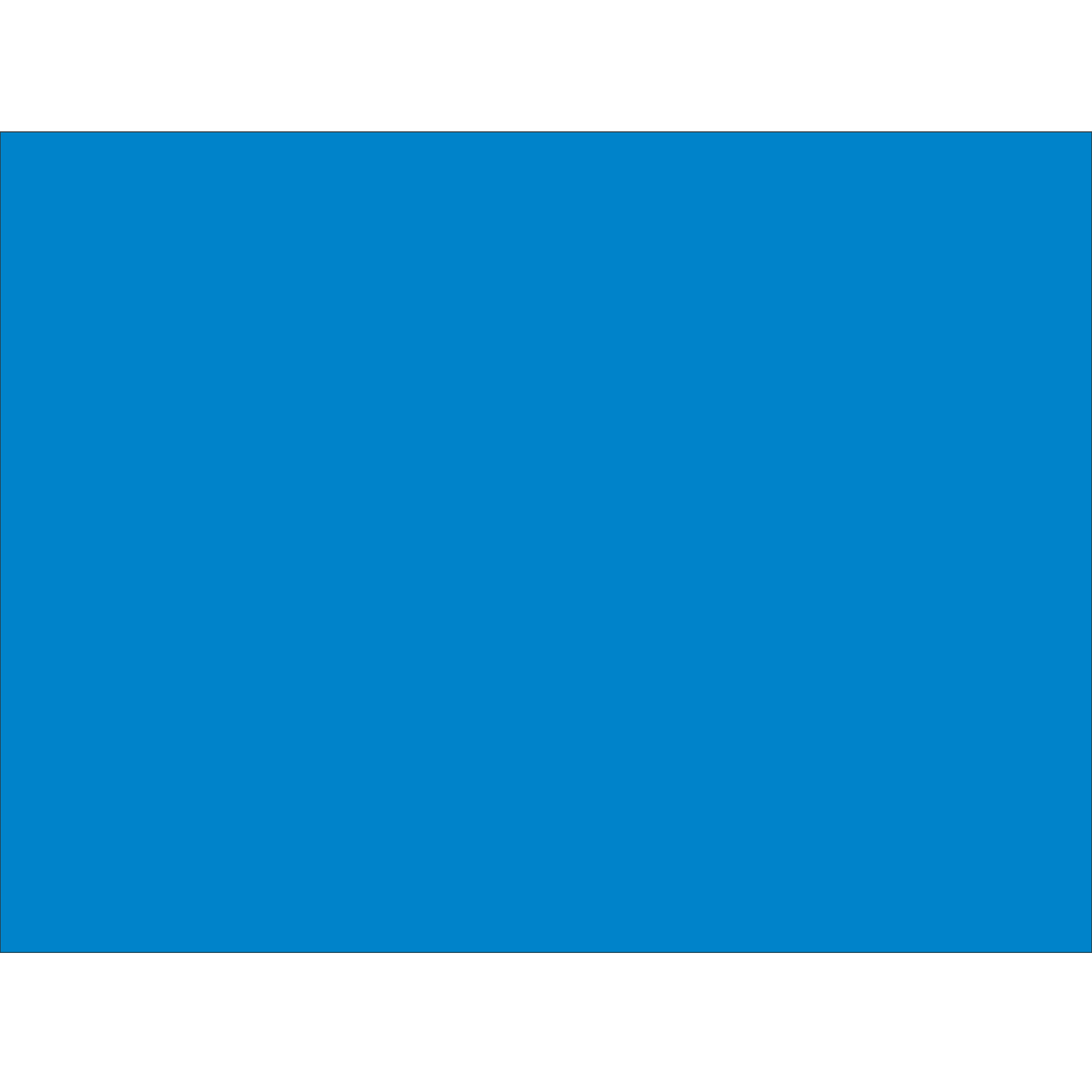 Tape Logic WriteOn Inventory Labels, DL631C, Rectangle, 4in x 2 3/4in, Light Blue, Roll Of 500