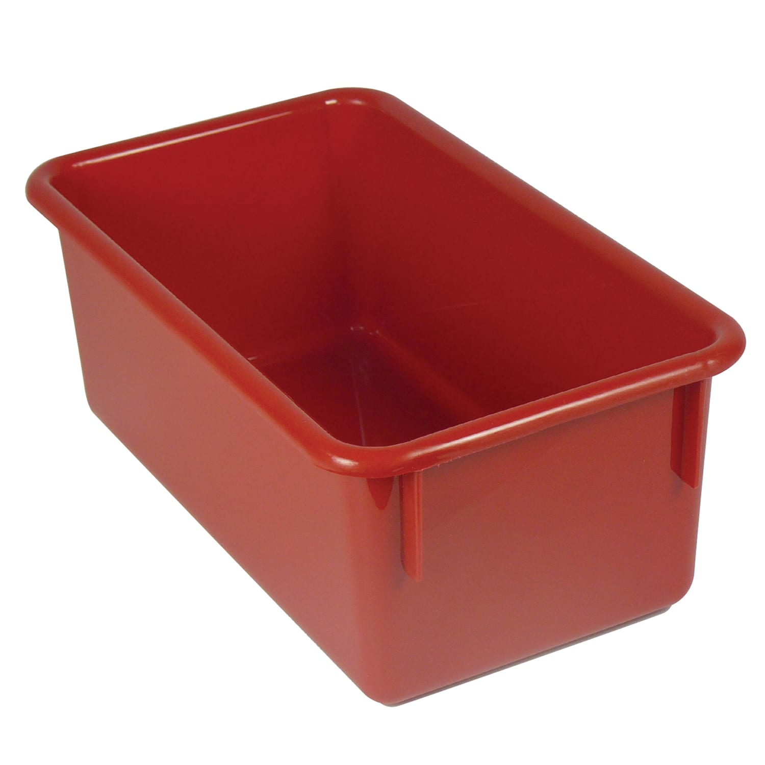 Romanoff Stowaway Trays, 5-1/4inH x 7-3/4inW x 13-1/4inD, Red, Pack Of 3 Trays - Image 3