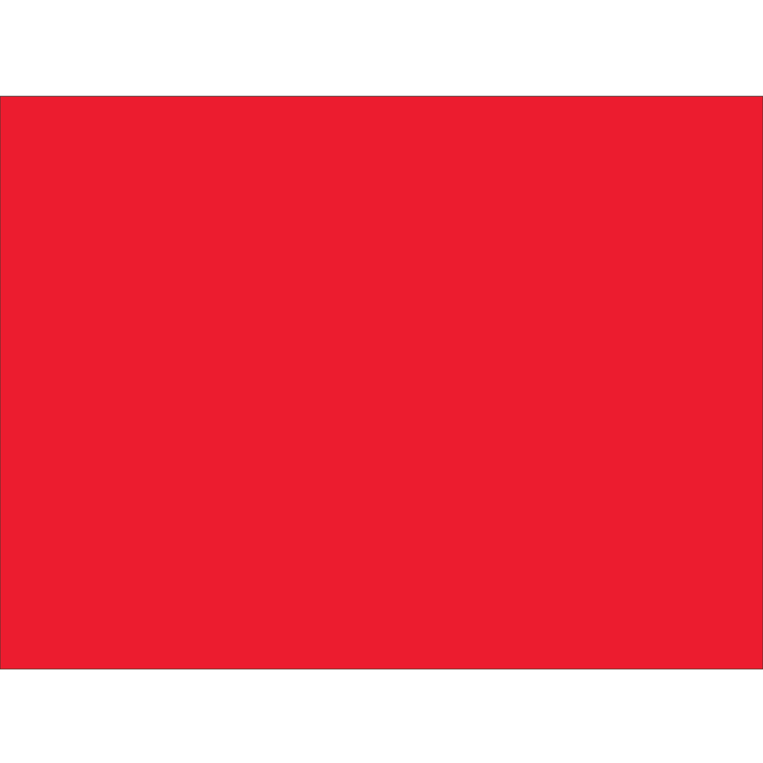Tape Logic WriteOn Inventory Labels, DL631G, Rectangle, 4in x 2 3/4in, Fluorescent Red, Roll Of 500