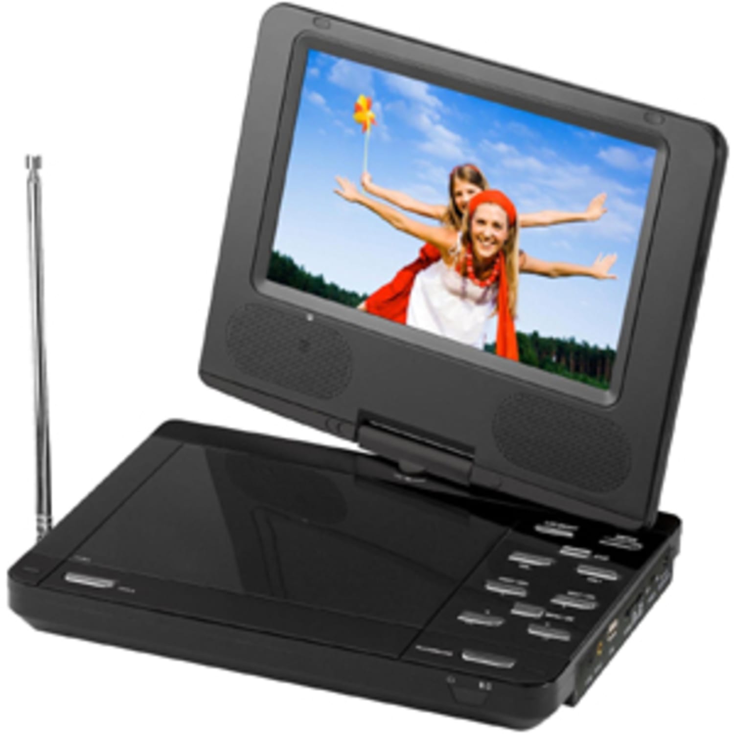 Supersonic SC-259 Portable DVD Player - 9in Display - DVD-RW, CD-RW - DVD Video, Video CD, SVCD - 16:9 - MP3 - USB - Lithium Ion (Li-Ion) - Image 3