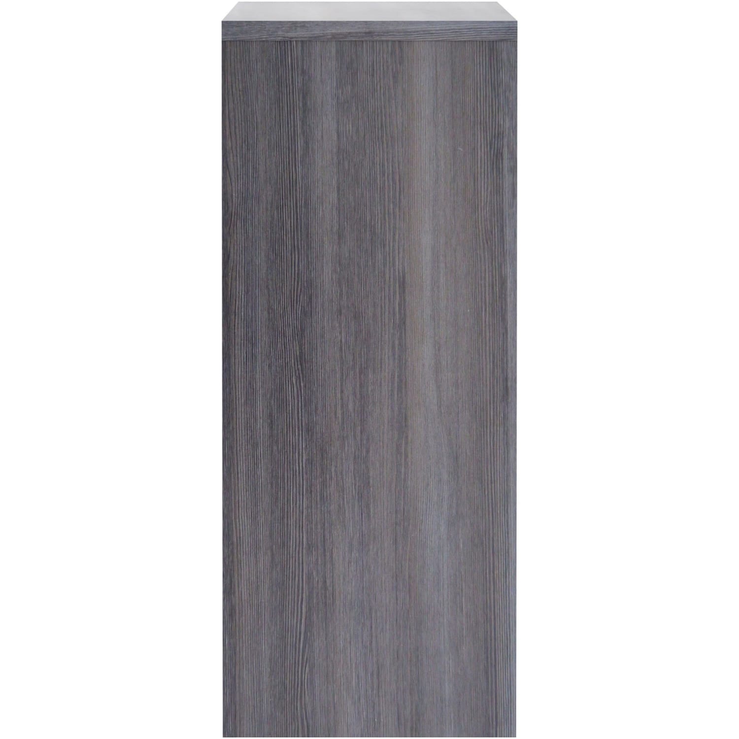 Lorell Laminate Desk Hutch, 36inH x 48inW x 15inD, Weathered Charcoal - Image 4