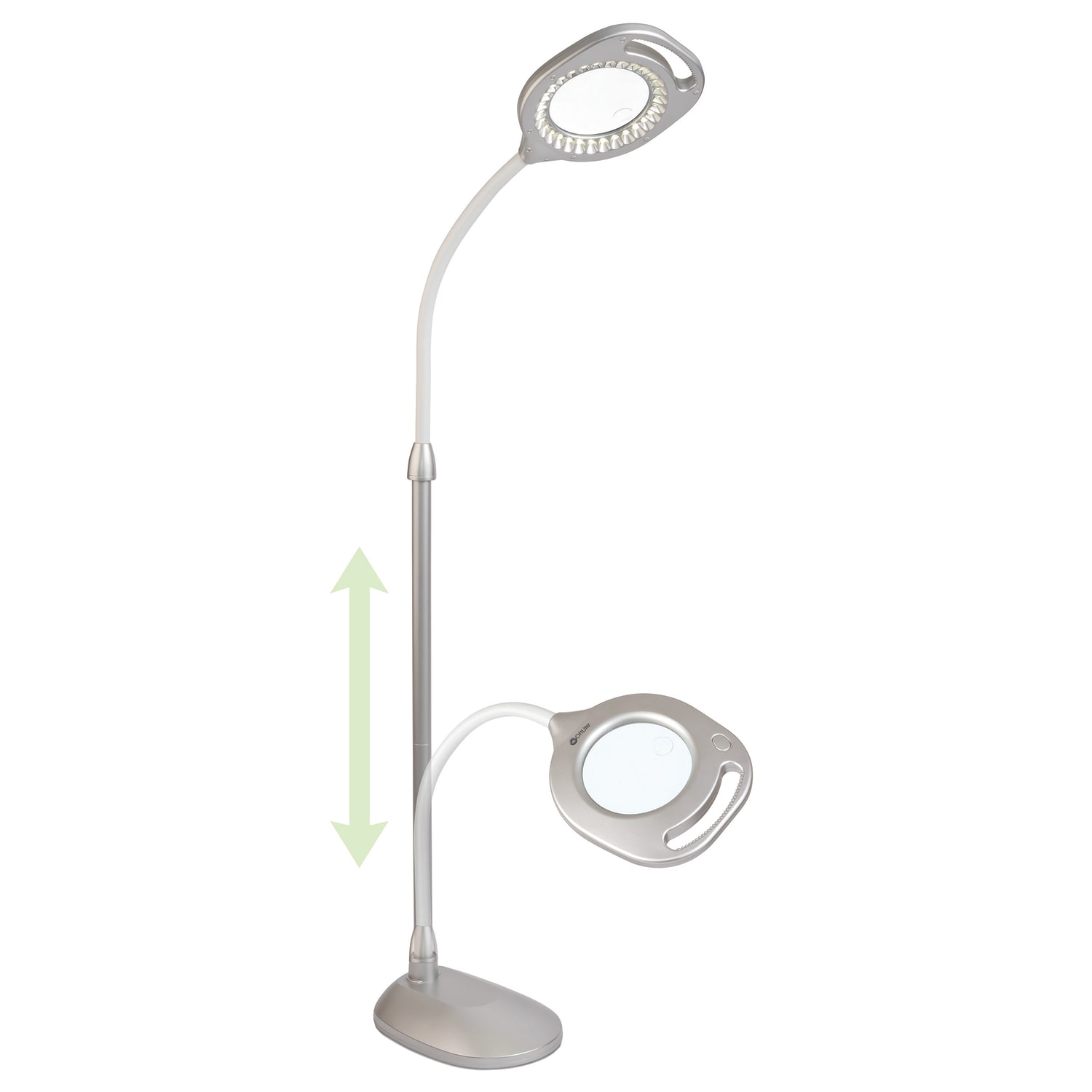OttLite 2-in-1 LED Magnifier Floor/Table Light, 56-3/4inH - Image 5
