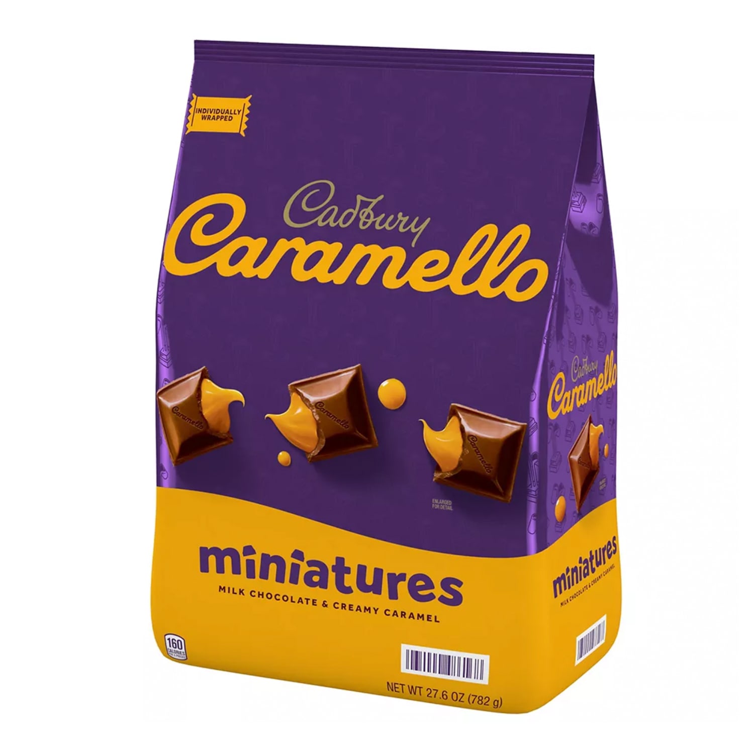 Cadbury CARAMELLO Miniatures Milk Chocolate And Caramel Candy Bars, 27.6 Oz Bag - Image 5