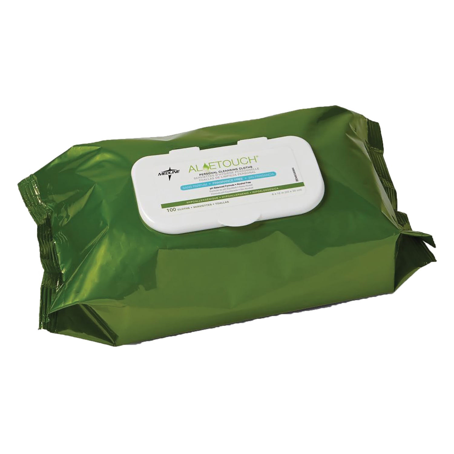 Aloetouch Personal Cleansing Wipes, 8in x 12in, 100 Wipes Per Pack, Case Of 6 Packs - Image 4