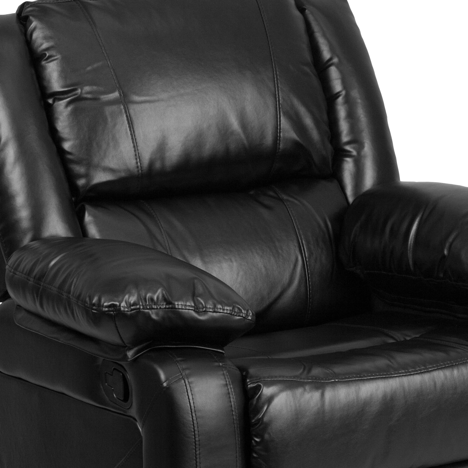 Flash Furniture Harmony Series Leathersoft Recliner Accent Chair Black PopularChairscom Flash Furniture Harmony Series Leathersoft Recliner Accent Chair Black PopularChairscom