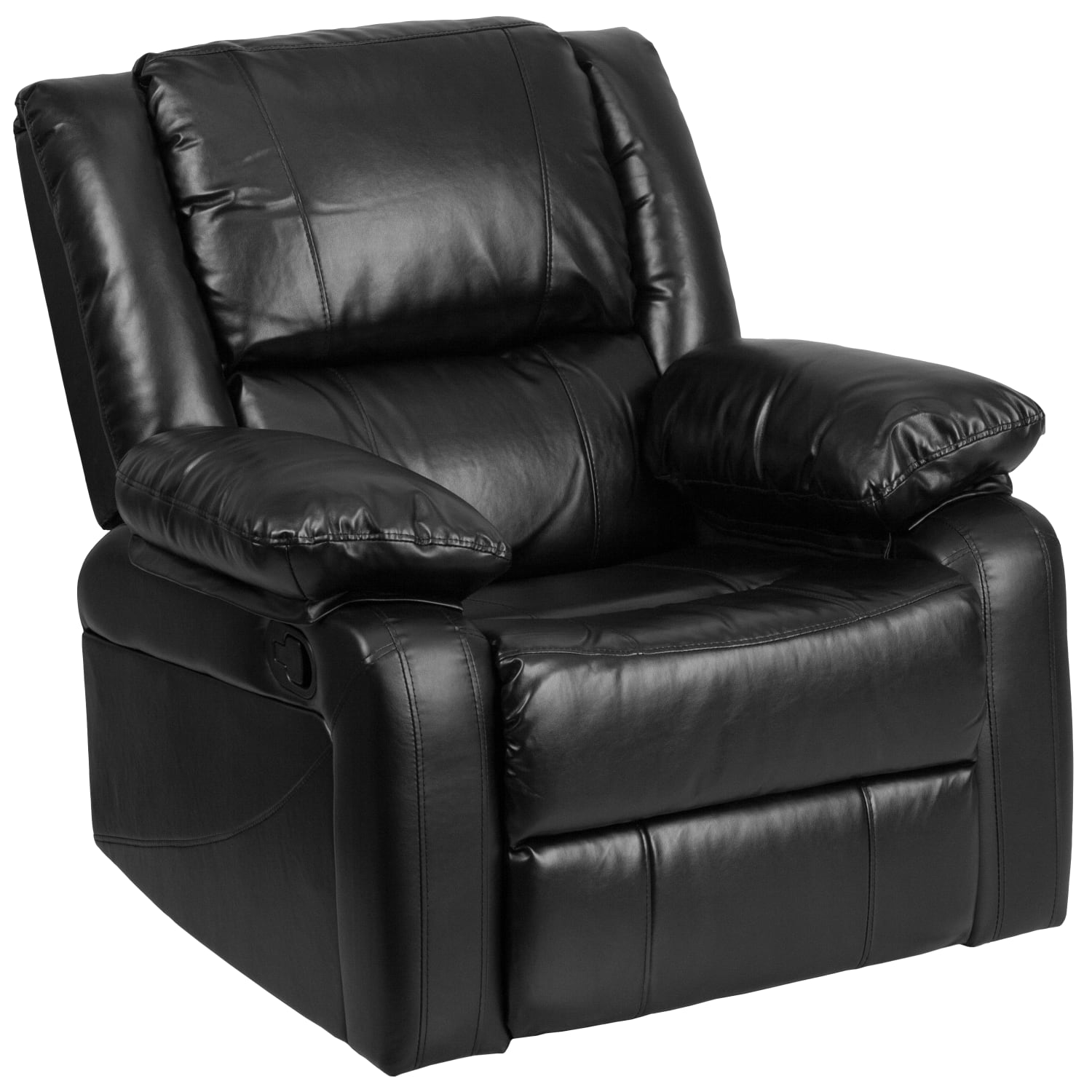 Flash Furniture Harmony Series Leathersoft Recliner Accent Chair Black PopularChairscom Flash Furniture Harmony Series Leathersoft Recliner Accent Chair Black PopularChairscom