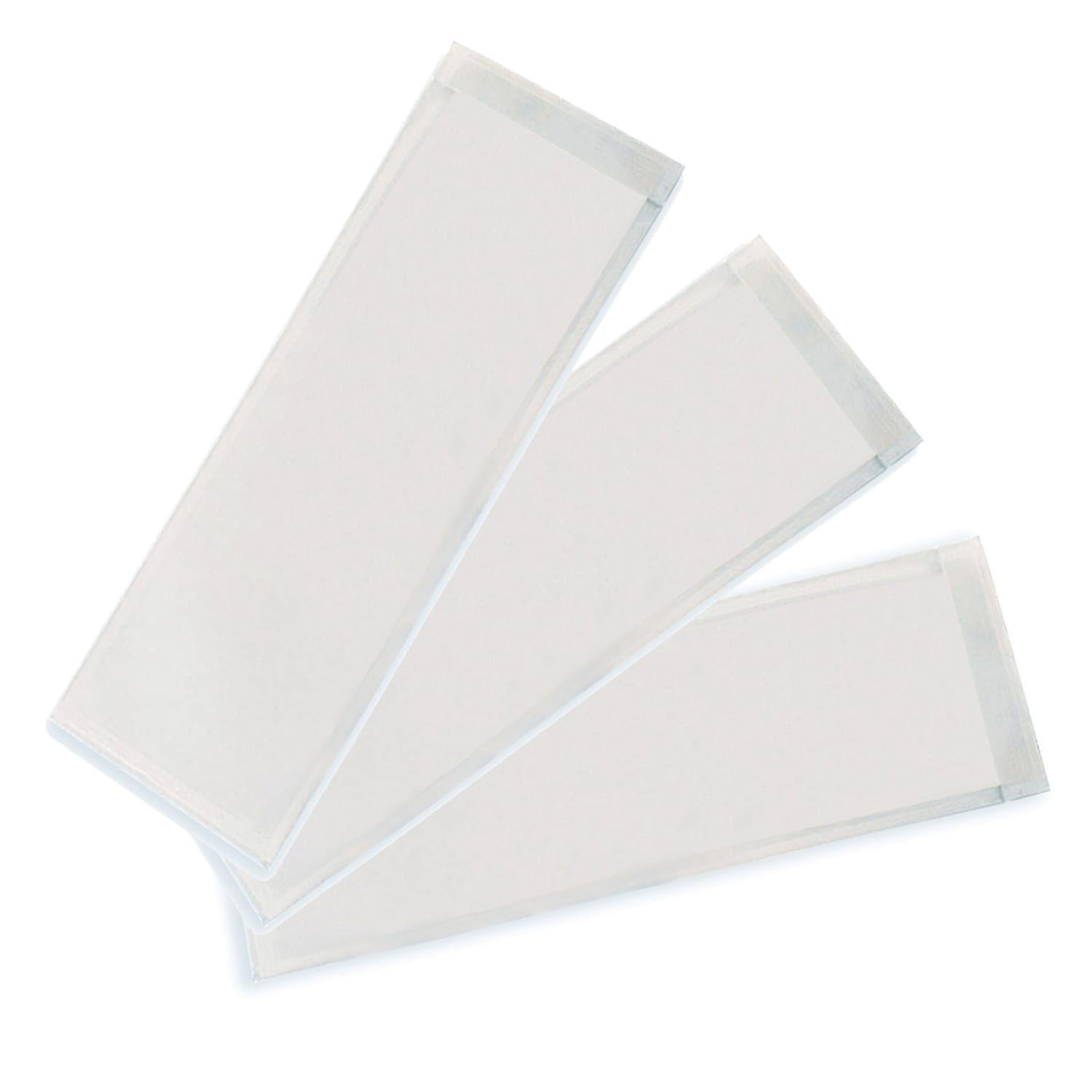 Ashley Productions Clear View Self-Adhesive Extra Small Name Plate Pocket 3.25in x 10.5in, 25 Per Pack, 2 Packs - Image 3