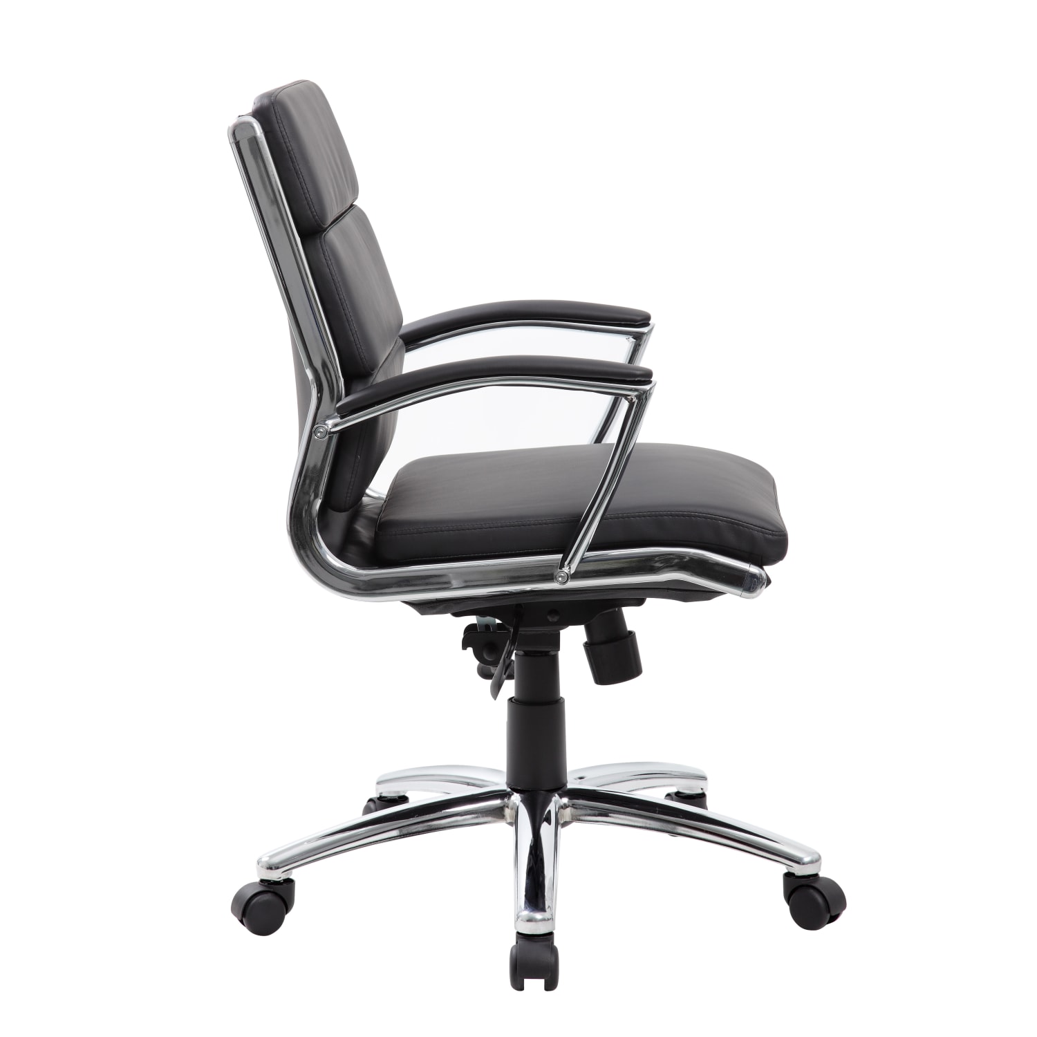 Boss Office Products CaressoftPlus MidBack Chair Black PopularChairscom Boss Office Products CaressoftPlus Mid Back Chair Black PopularChairscom