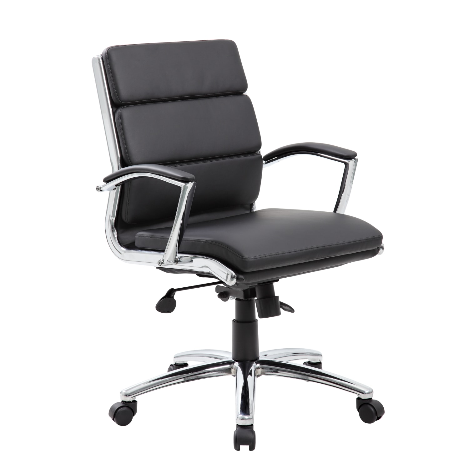 Boss Office Products CaressoftPlus MidBack Chair Black PopularChairscom Boss Office Products CaressoftPlus Mid Back Chair Black PopularChairscom