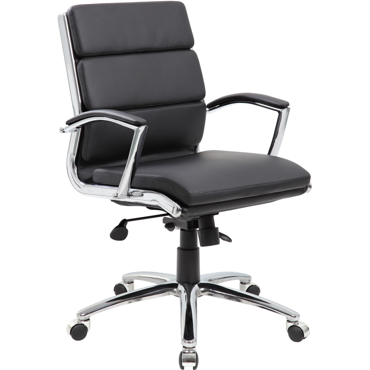 Boss Office Products CaressoftPlus MidBack Chair Black PopularChairscom Boss Office Products CaressoftPlus Mid Back Chair Black PopularChairscom