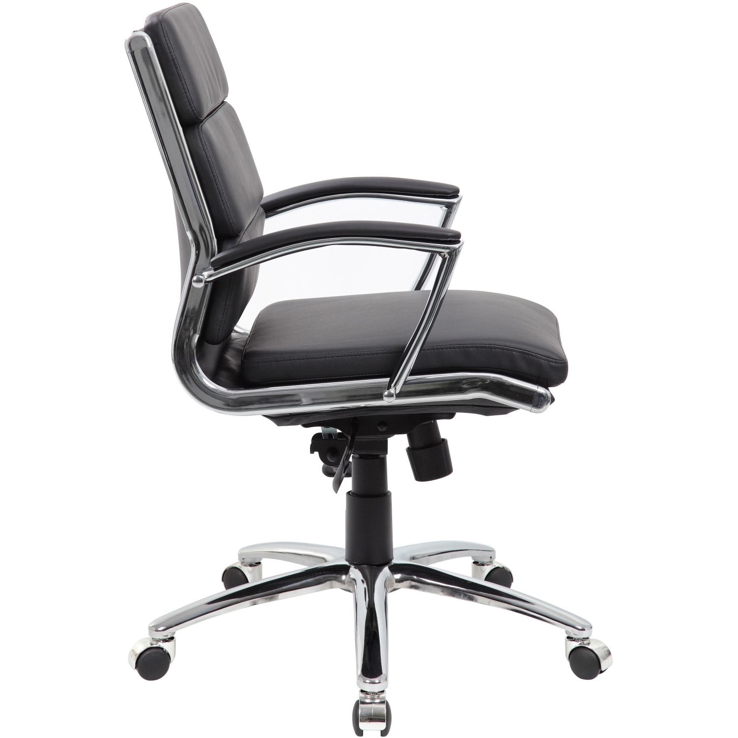 Boss Office Products CaressoftPlus MidBack Chair Black PopularChairscom Boss Office Products CaressoftPlus Mid Back Chair Black PopularChairscom