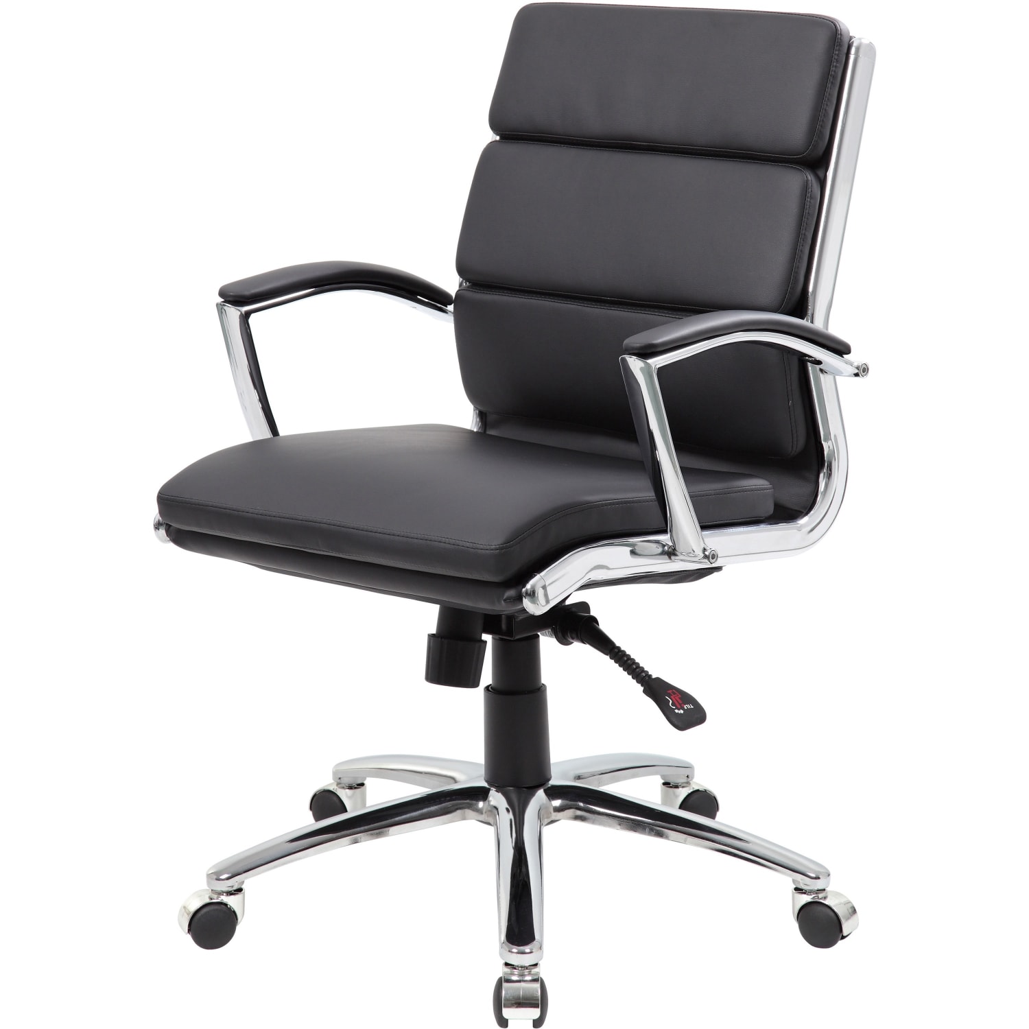 Boss Office Products CaressoftPlus MidBack Chair Black PopularChairscom Boss Office Products CaressoftPlus Mid Back Chair Black PopularChairscom