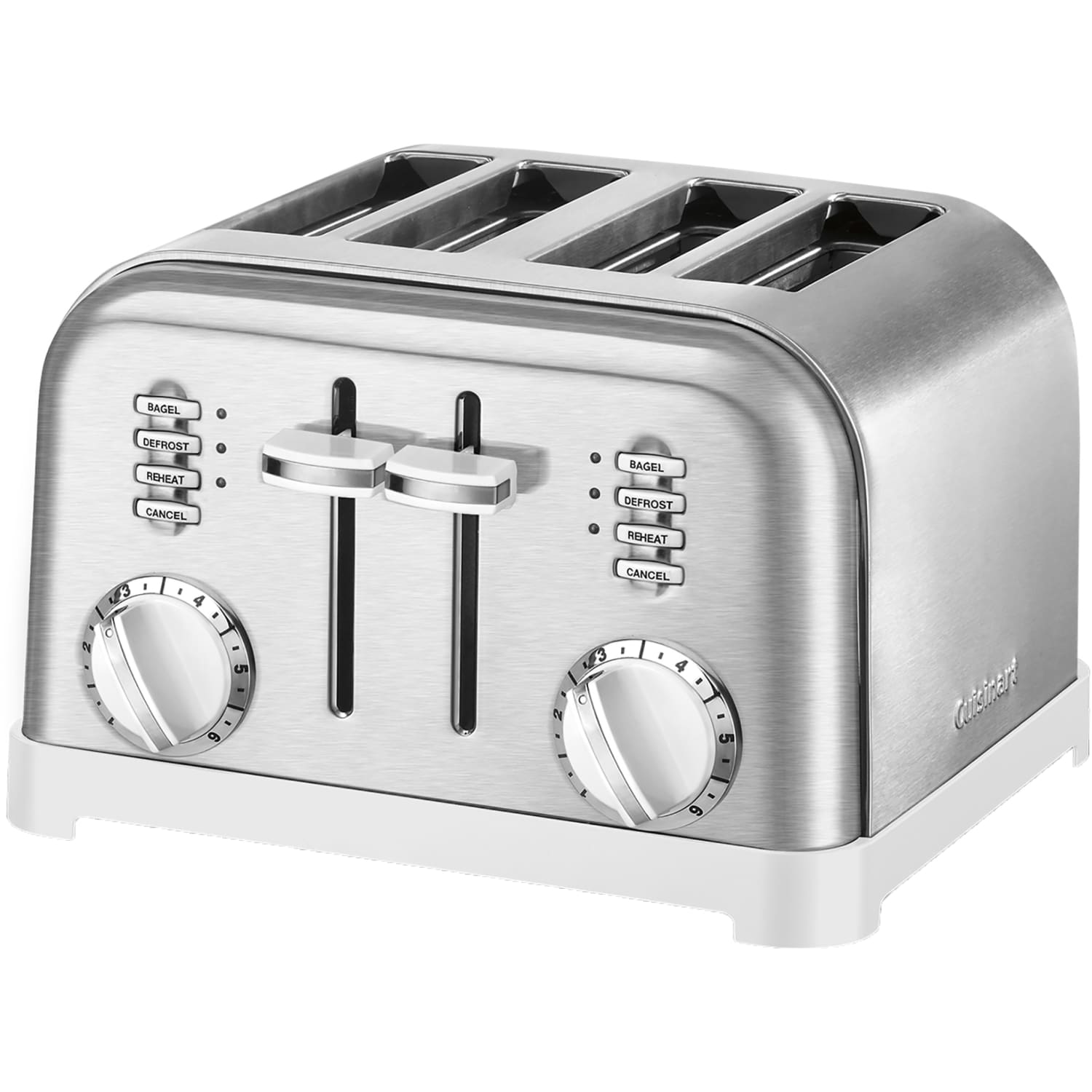 Cuisinart Classic 4-Slice Wide-Slot Toaster, White - Image 3