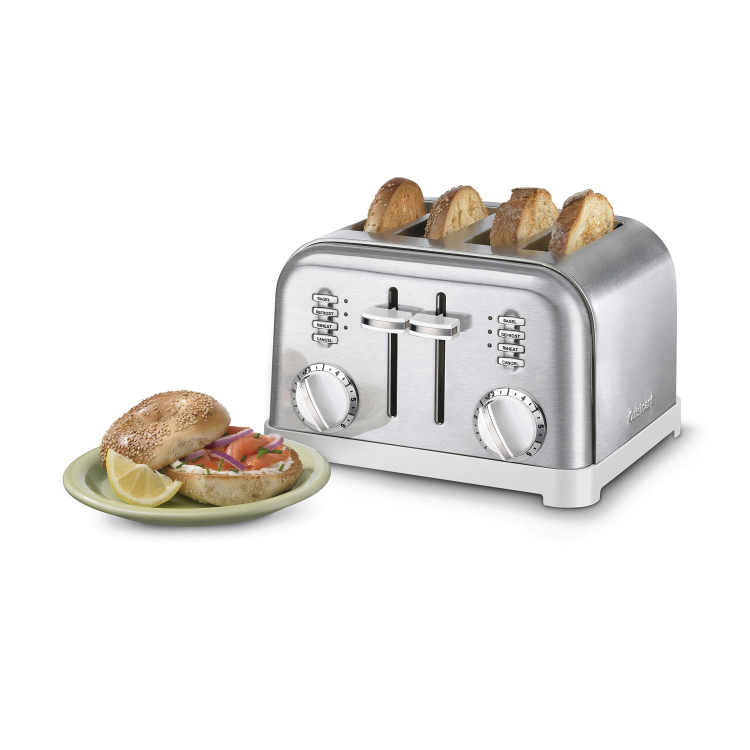 Cuisinart Classic 4-Slice Wide-Slot Toaster, White - Image 5