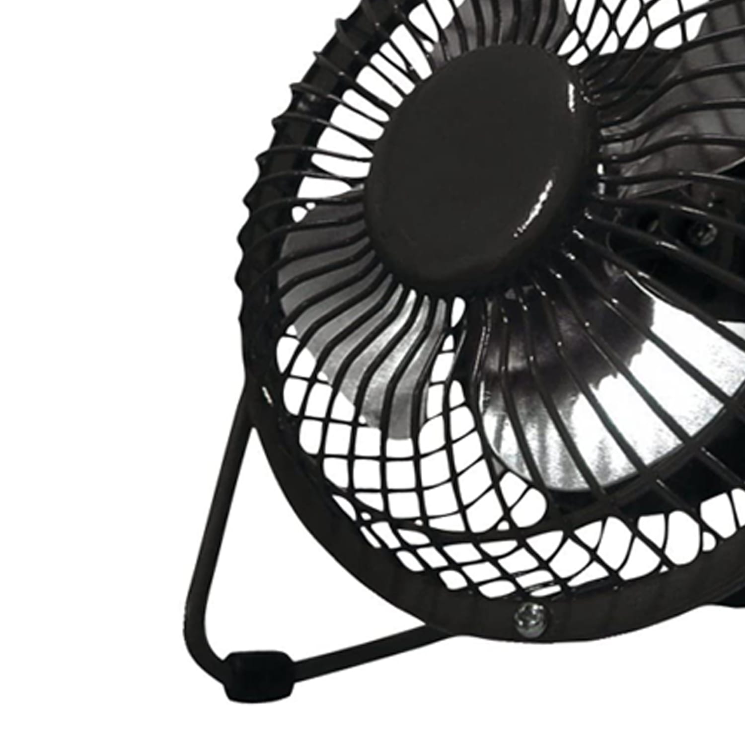 Optimus Personal Fan, 4-1/2inH x 4-7/16inW x 4inD, Black - Image 3