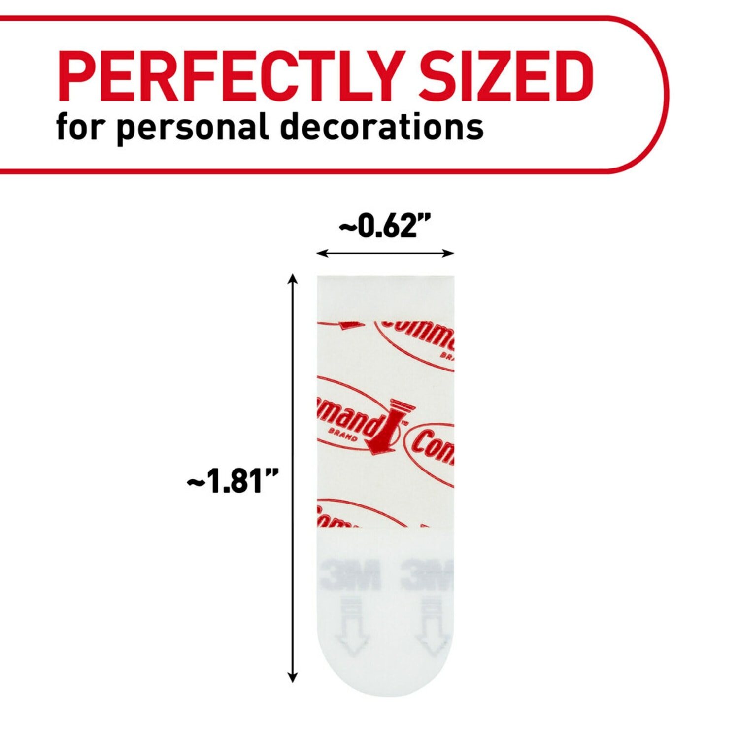 Command Poster Strips, 104 White Adhesive Strips, Damage Free Hanging Picture Hangers, No Tools Wall Hanging Strips For Living Spaces - Image 5