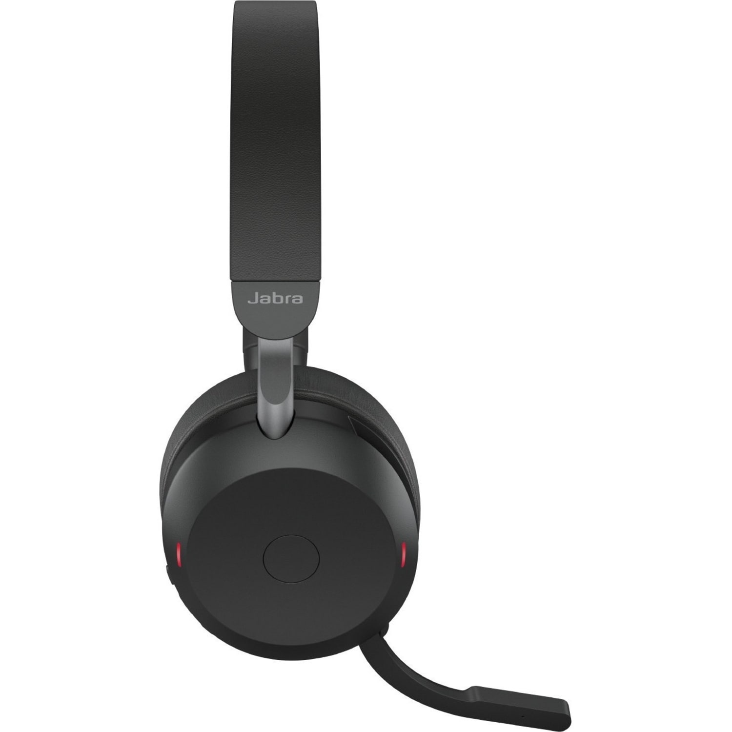 Jabra Evolve2 75 Wireless On-ear Stereo Headset - USB-A - Unified Communication - Black - Image 4