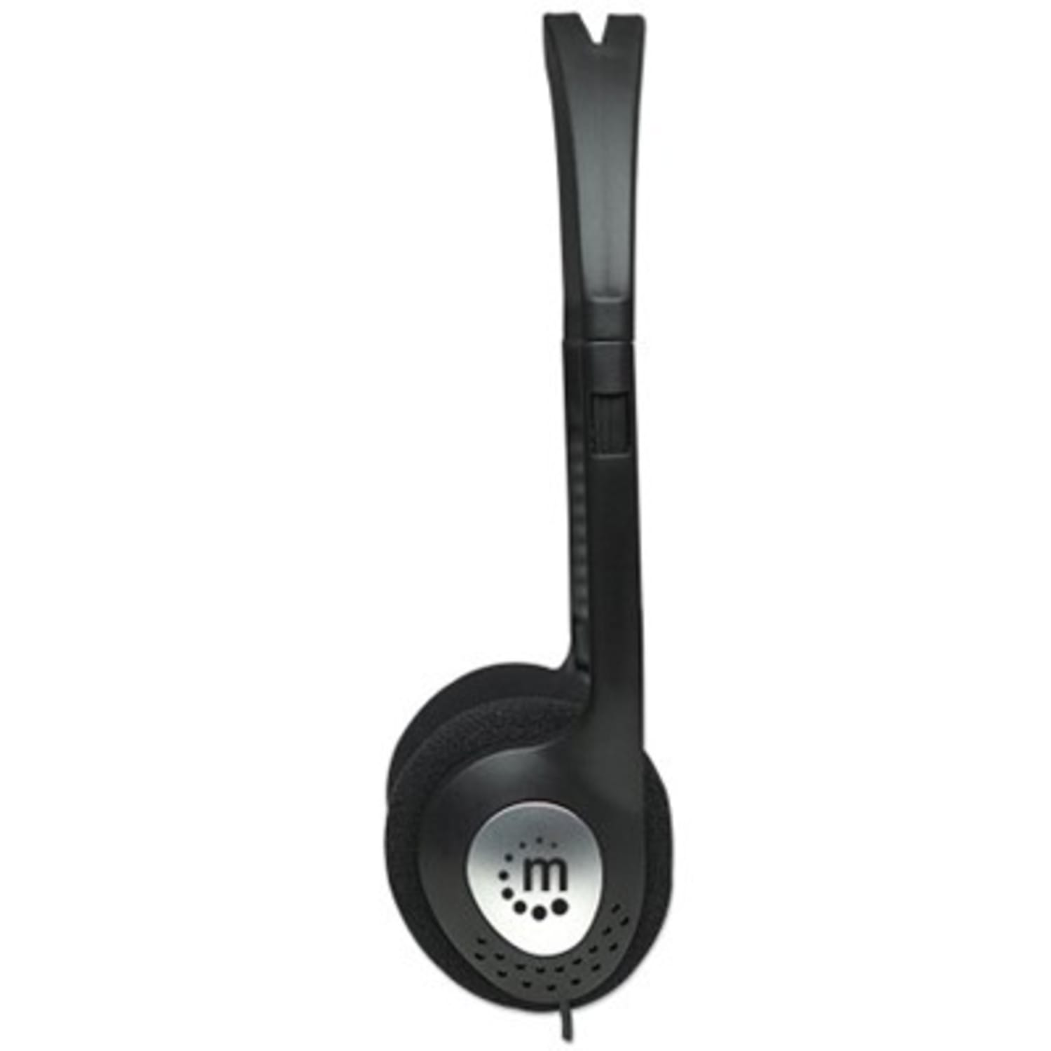 Manhattan Stereo On-Ear Headphones (3.5mm), Adjustable Split Headband, Foam Earpads, Speaker 80W max, Standard 3.5mm stereo jack/plug  - 177481 - Image 5