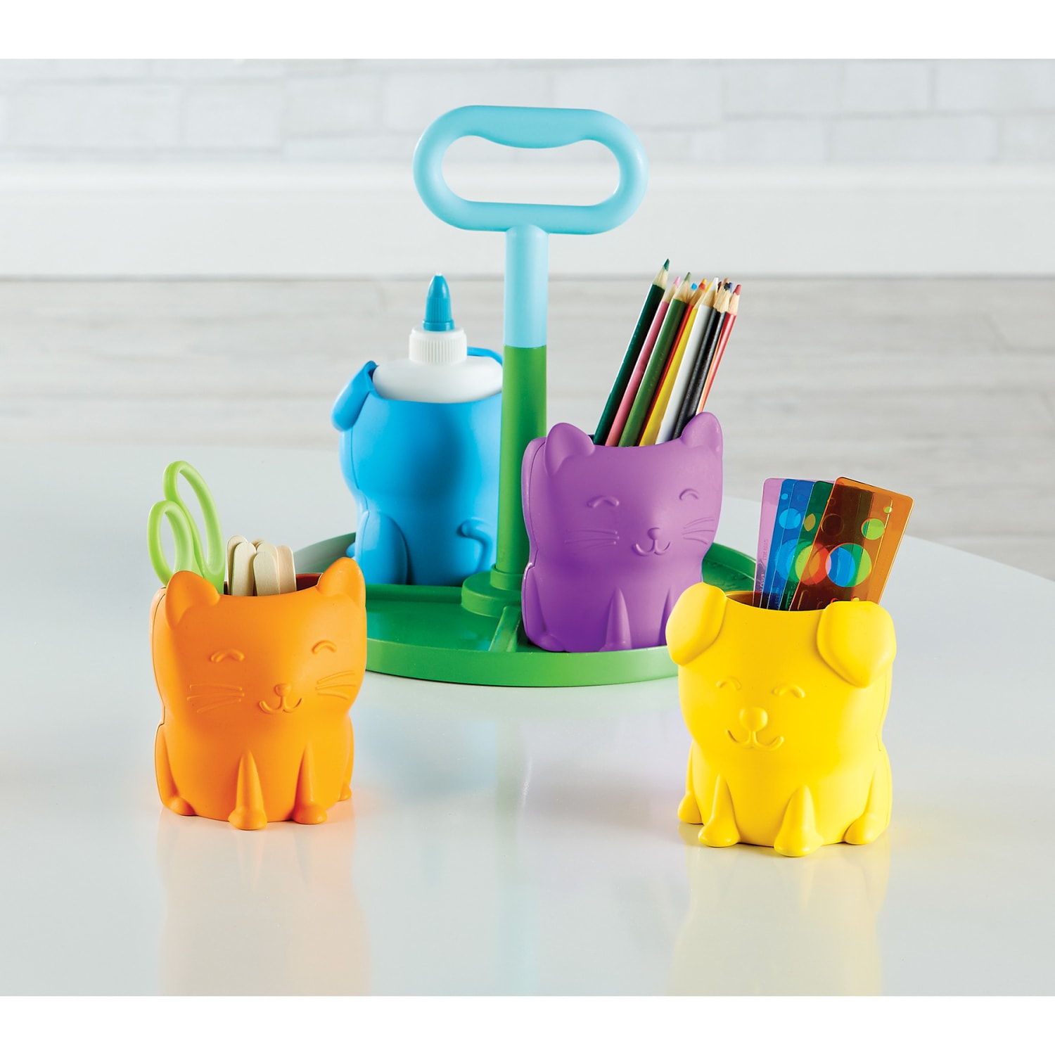 Learning Resources Create-a-Space Kiddy Caddy, 9-5/8inH x 9-5/8inW x 4-5/8inD, Pet - Image 6