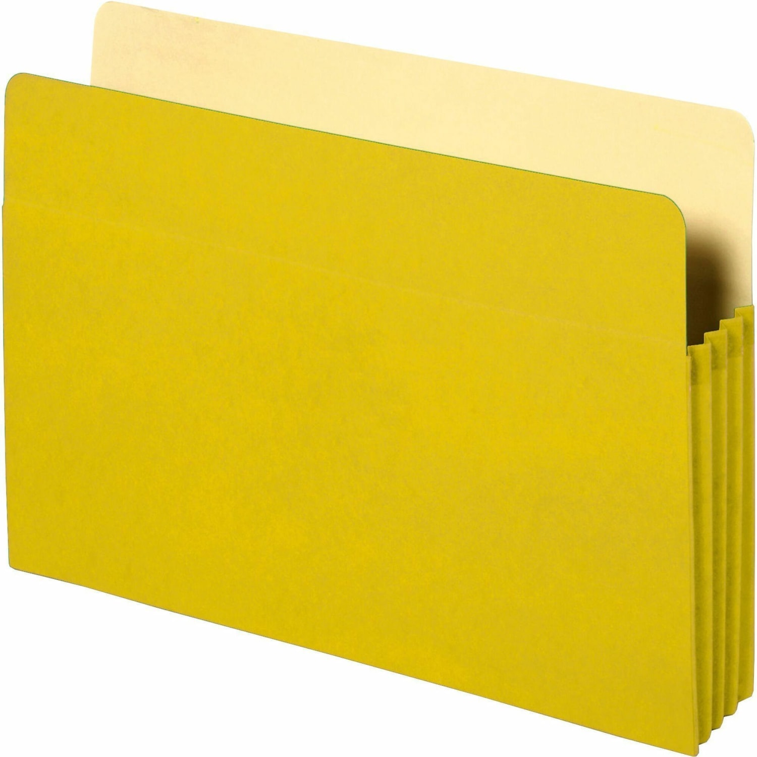 Sparco Accordion File Pocket, 9 1/2in x 11 3/4in, 3 1/2in Expansion, Yellow - Image 3