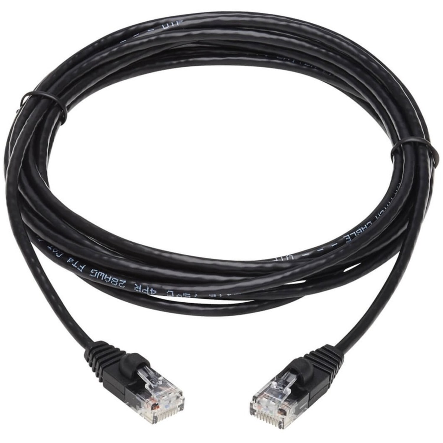 Tripp Lite Cat6a 10G Snagless Molded Slim UTP Network Patch Cable (M/M), Black, 10 ft. - First End: 1x R - N261S10BK - Image 3