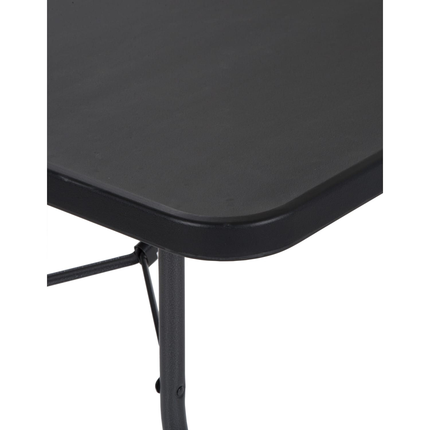 COSCO Fold-in-Half Banquet Table With Handle, 29inH x 30inW x 29-1/2inD, Black - Image 6