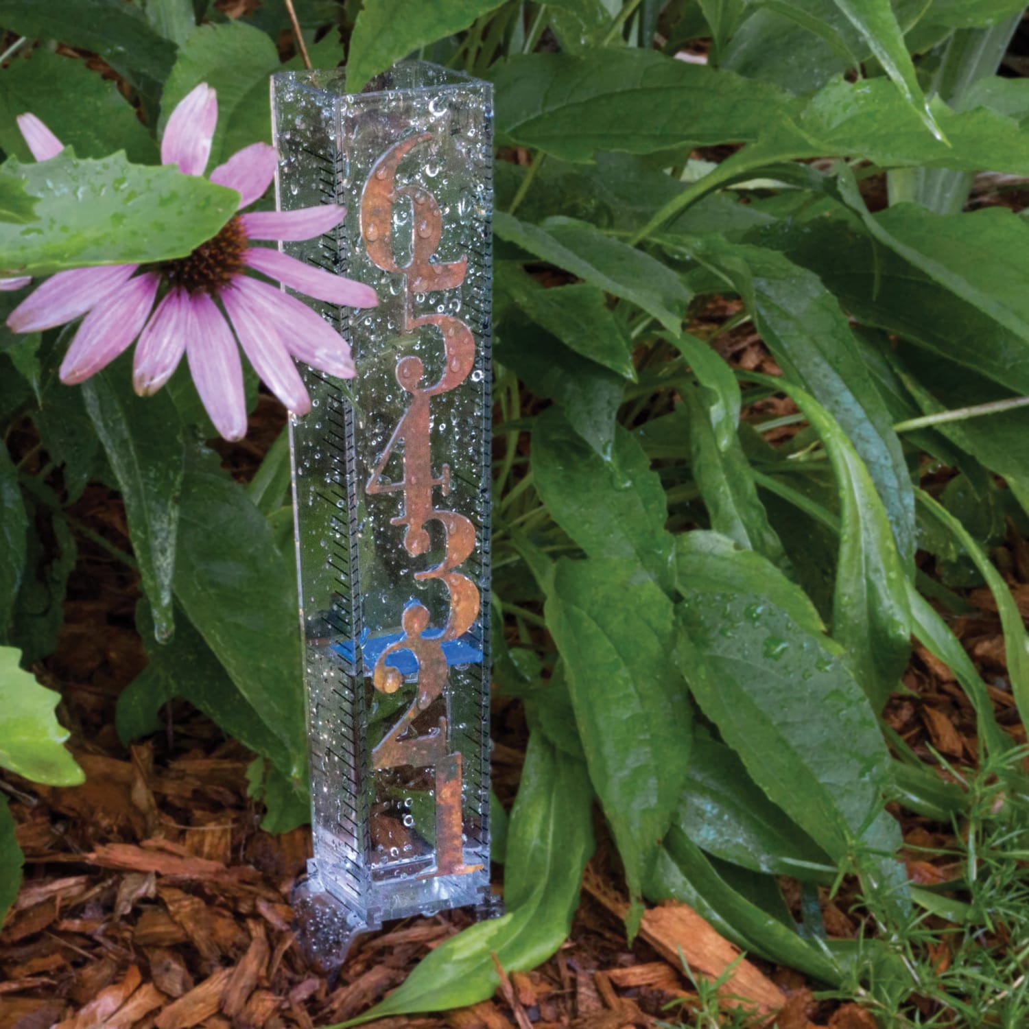 La Crosse Technology Patina Rain Gauge, 1-1/4in x 1-1/4in x 6in, Clear - Image 4