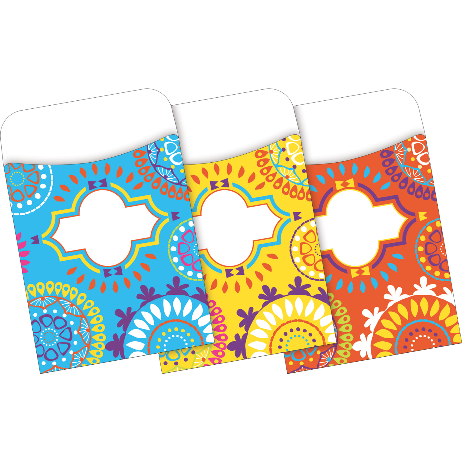 Barker Creek Peel & Stick Library Pockets, 3-1/2in x 5-1/8in, Colorful, Set Of 90 Pockets - Image 3