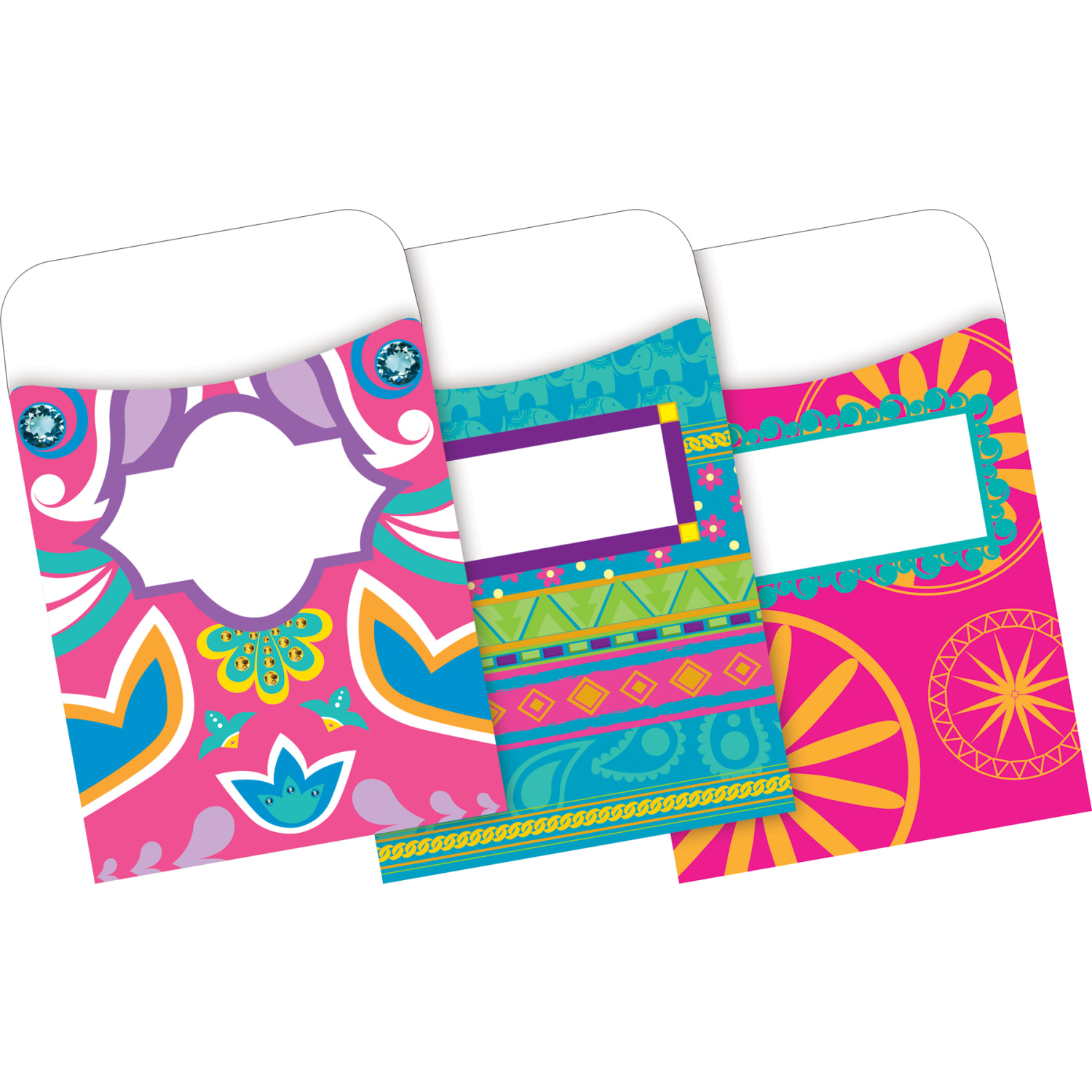 Barker Creek Peel & Stick Library Pockets, 3-1/2in x 5-1/8in, Colorful, Set Of 90 Pockets - Image 4