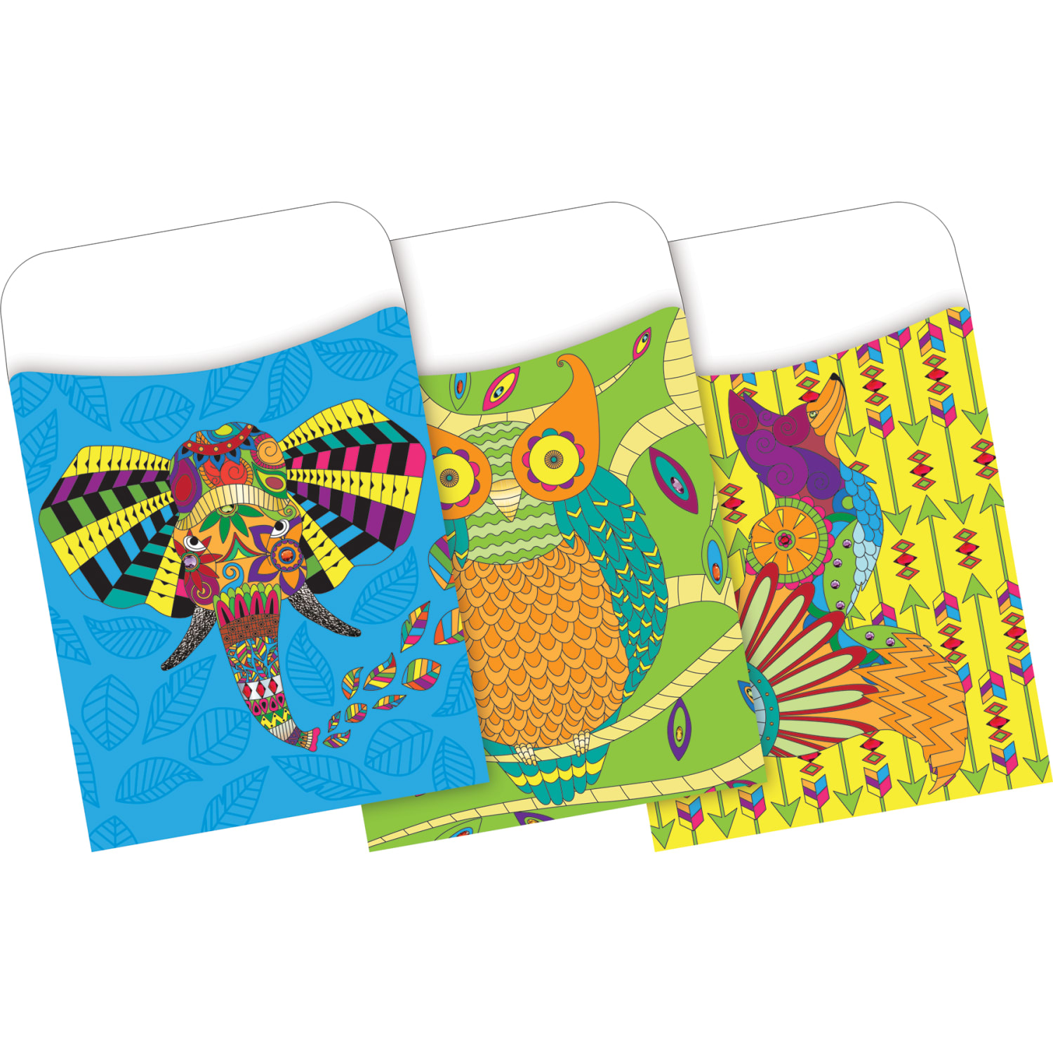 Barker Creek Peel & Stick Library Pockets, 3-1/2in x 5-1/8in, Colorful, Set Of 90 Pockets - Image 5
