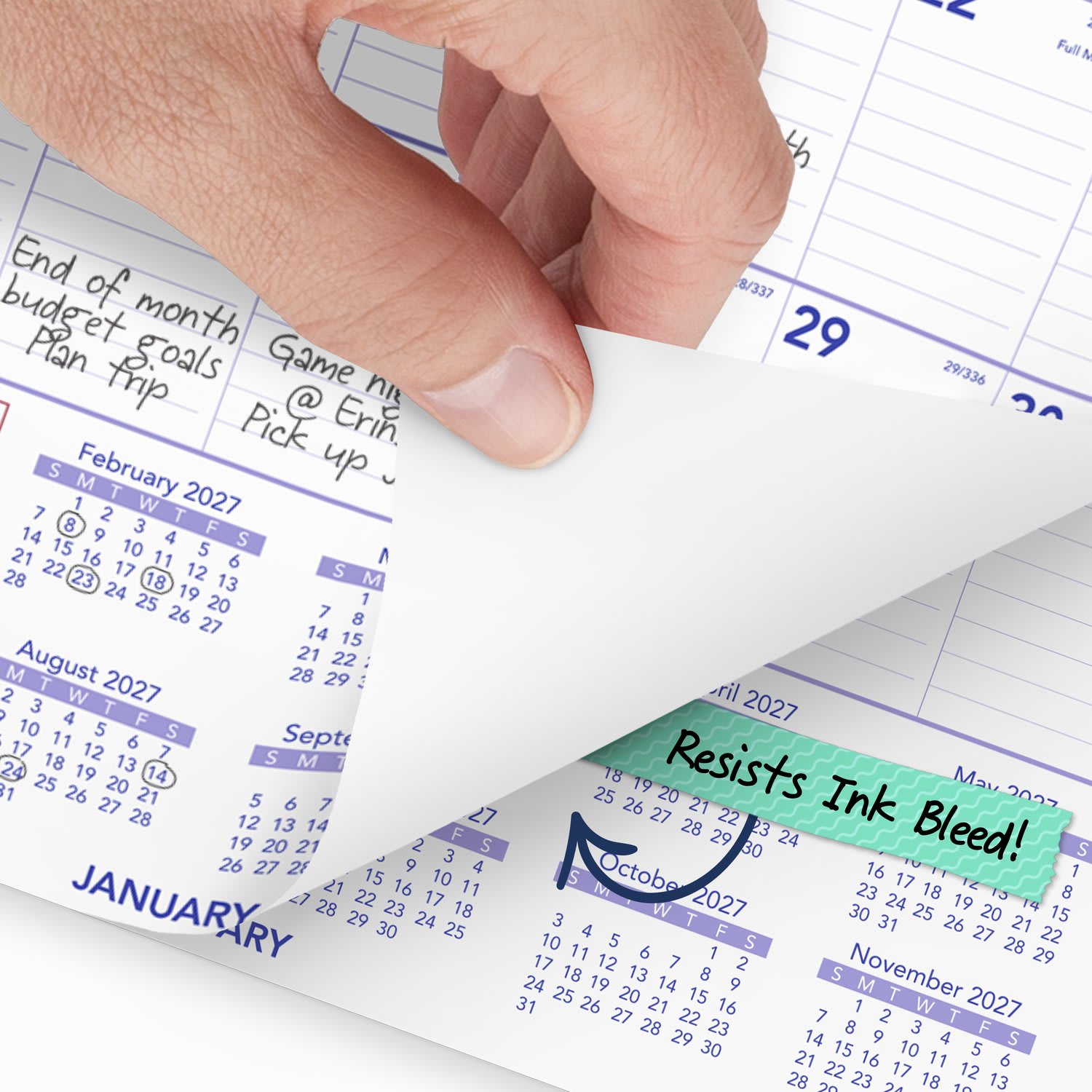 AT-A-GLANCE 2027 Monthly Wall Calendar, Medium, 12in x 17in - Image 3