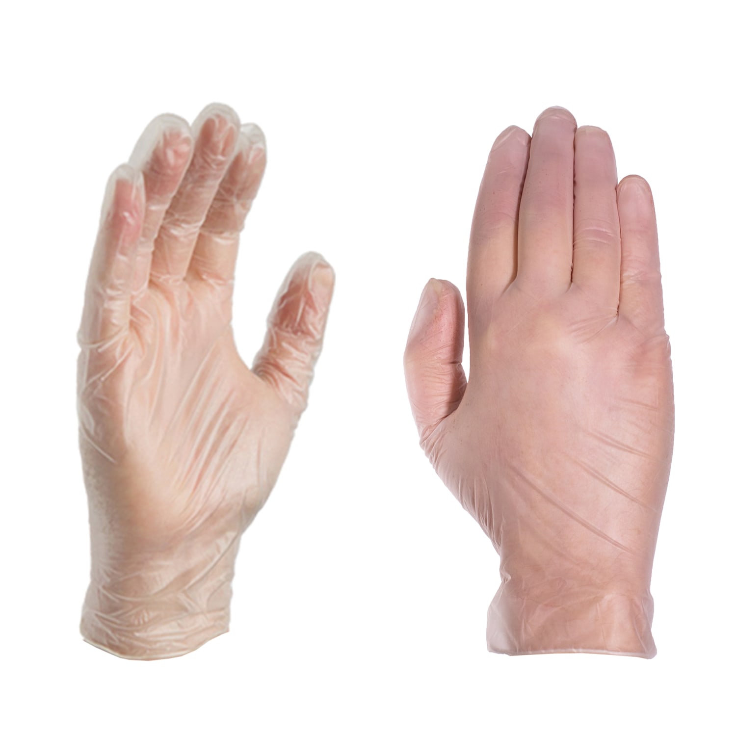 X3 Vinyl Powder-Free Industrial Gloves, Medium, Clear, 1 Box of 100 Gloves - Image 6