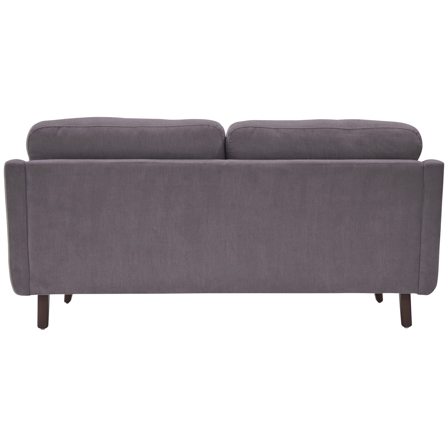 Elle Decor Chloe Mid-Century Modern Sofa, Dark Gray/Chestnut - Image 6