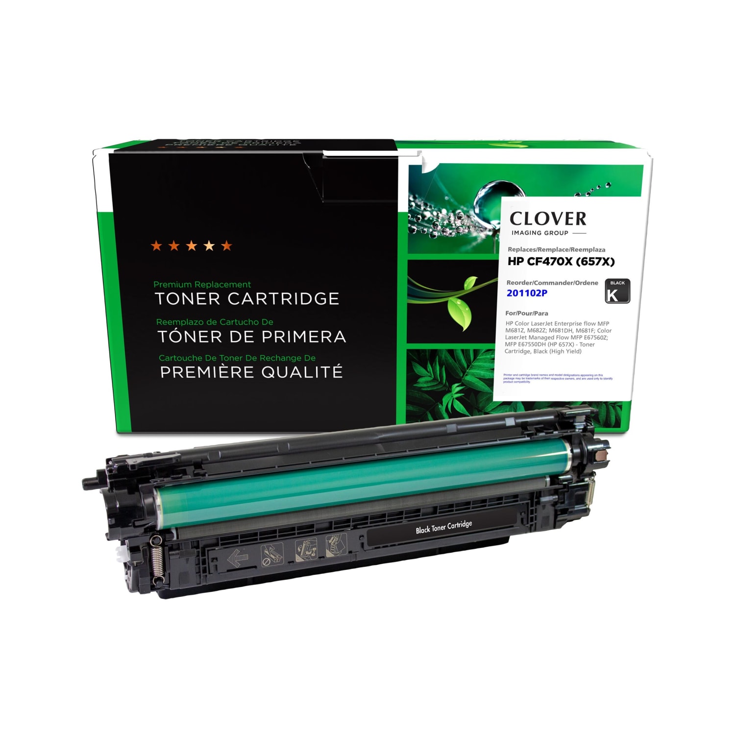 Office Depot Remanufactured Black High Yield Toner Cartridge Replacement For HP 657X, OD657XB - Image 3