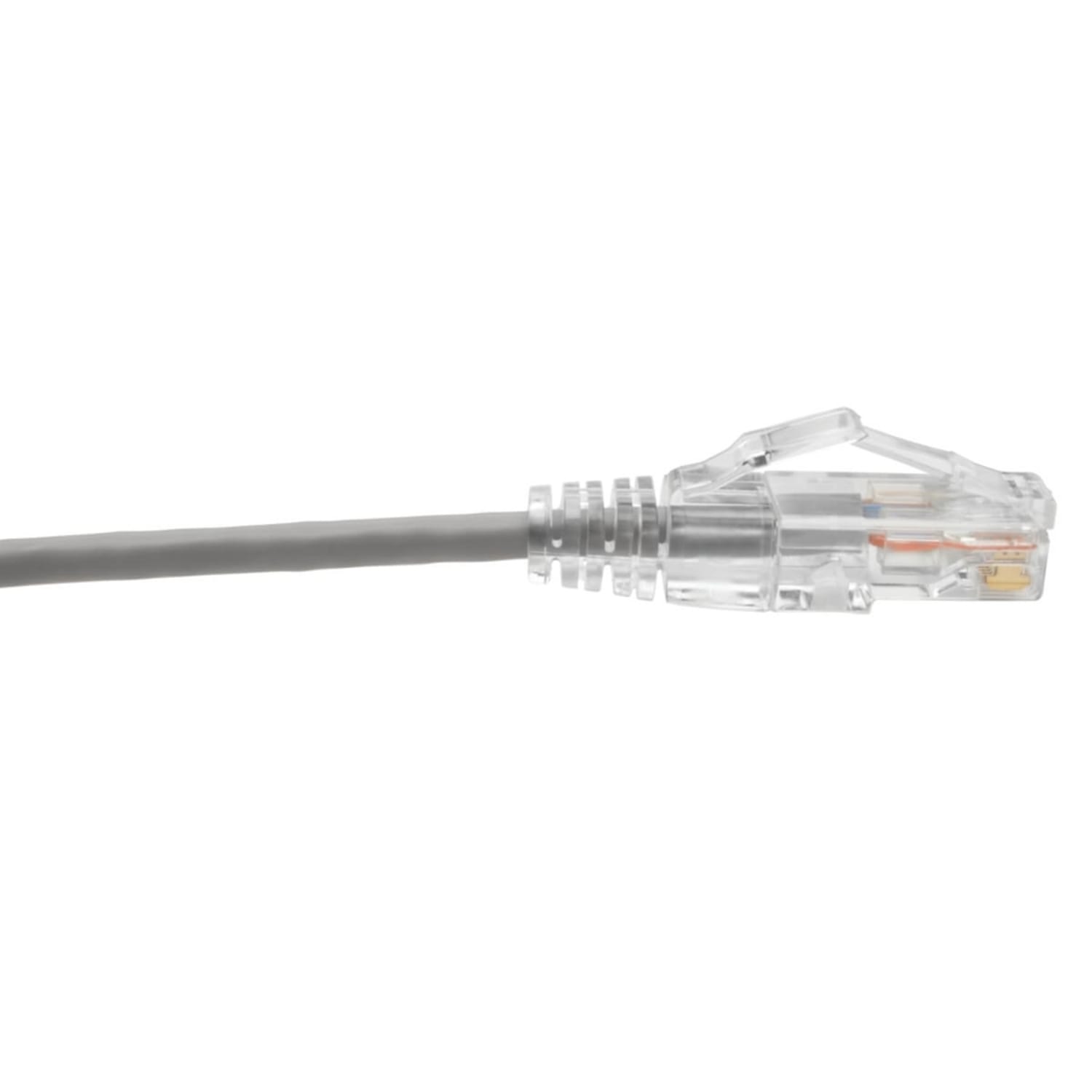 Tripp Lite Cat6 UTP Patch Cable (RJ45) - M/M, Gigabit, Snagless, Molded, Slim, Gray, 1 ft. - 1 ft Category 6 Network Cable - N201S01GY - Image 6