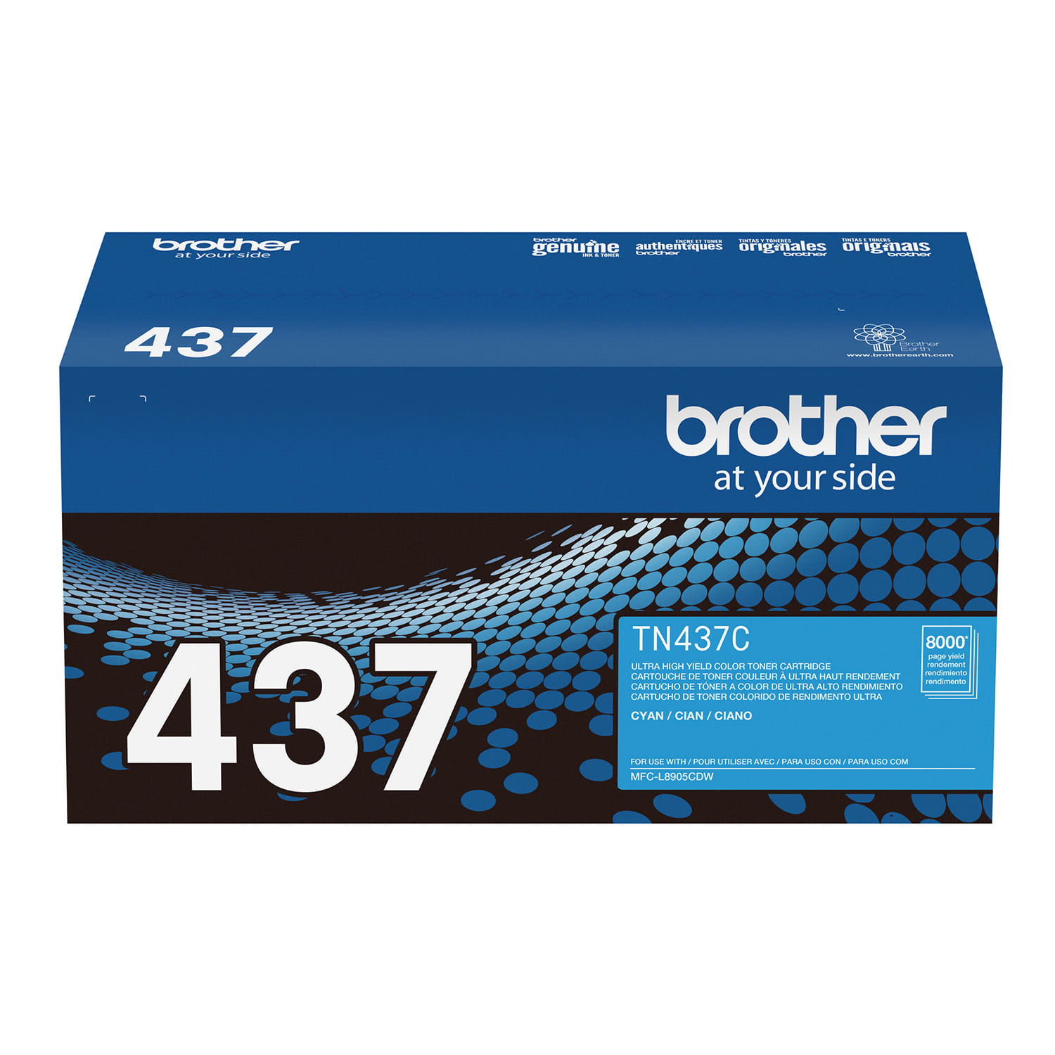 Brother Genuine TN437C Cyan Ultra-High Yield Toner Cartridge - Image 6