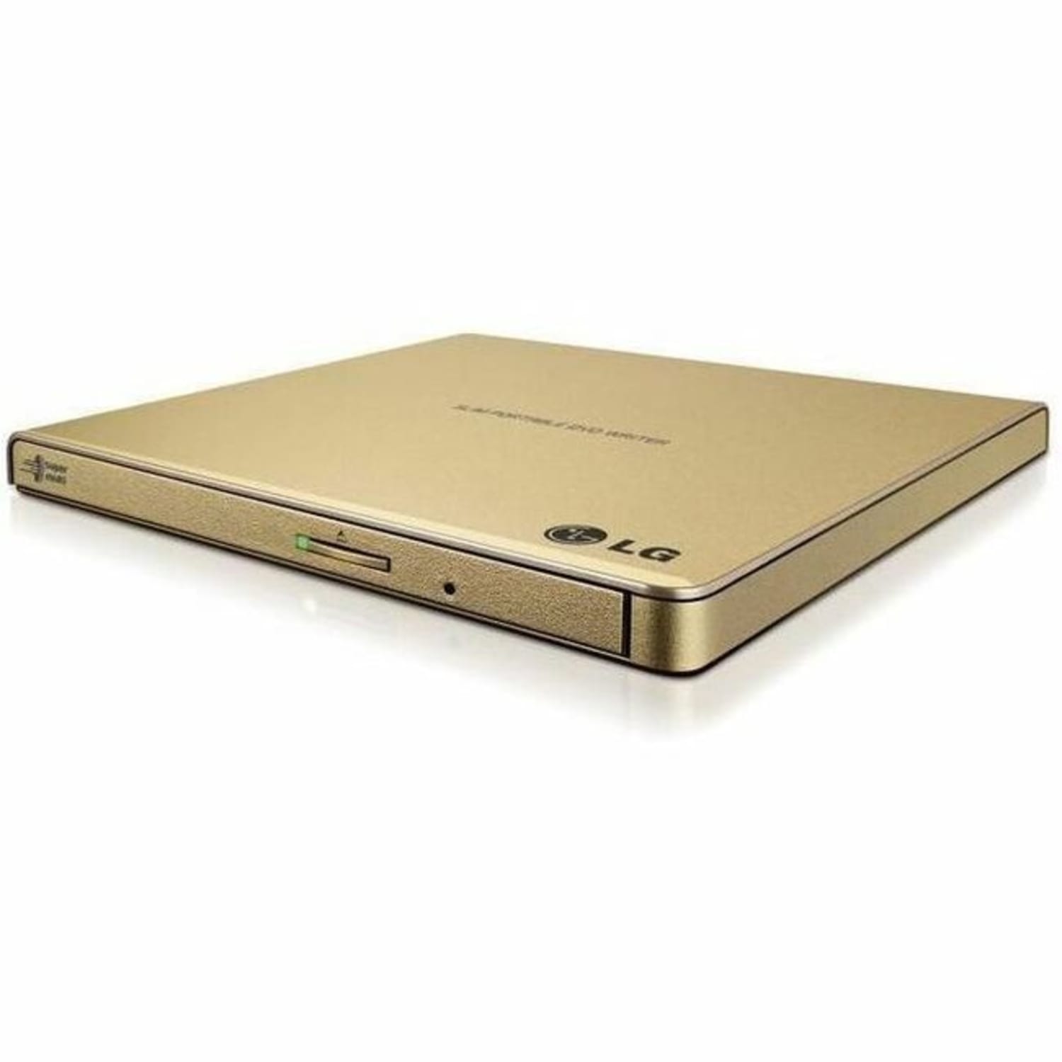 LG GP65NG60 DVD-Writer - External - Gold - DVD-RAM/±R/±RW Support - 24x CD Read/24x CD Write/24x CD Rewrite - GP65NG60