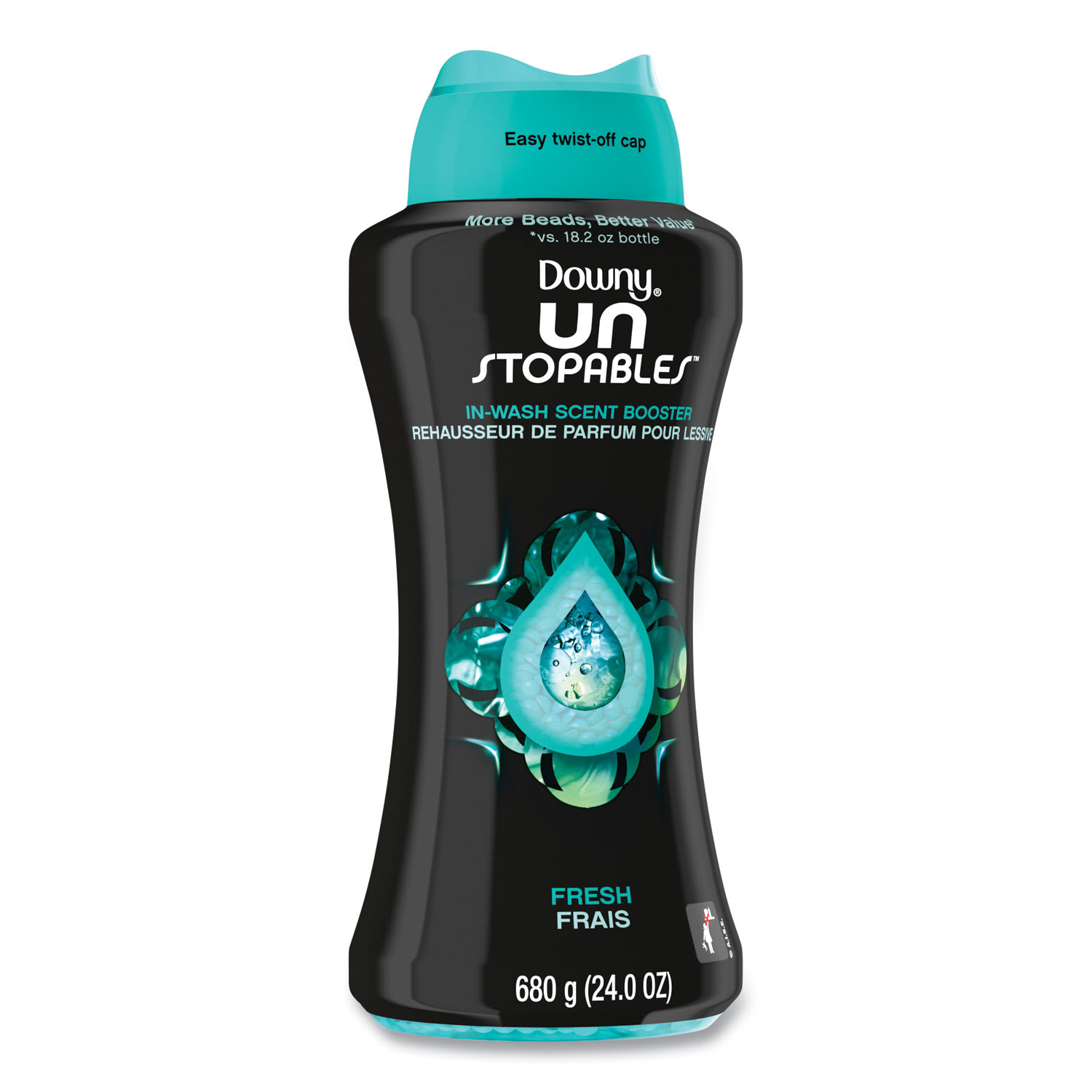 Downy Unstopables In-Wash Scent Booster Beads, Fresh Scent, 24 oz Pour Bottle, 4/Carton - Image 5