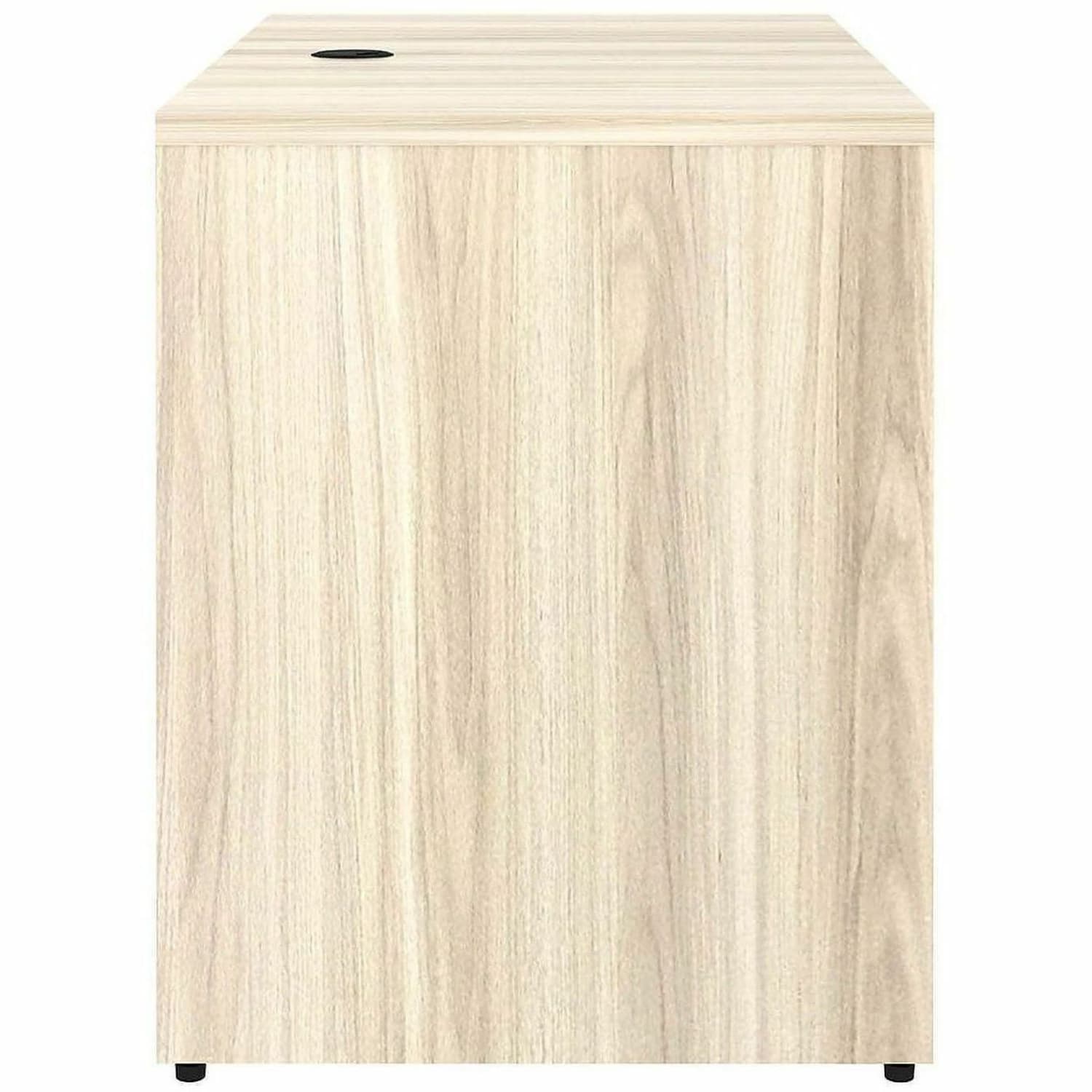 Lorell Essentials Rectangular Return Shell, Rectangle, 29.5inH x 42inW x 24inD, 1in Thick Top, Modern Elm - Image 4