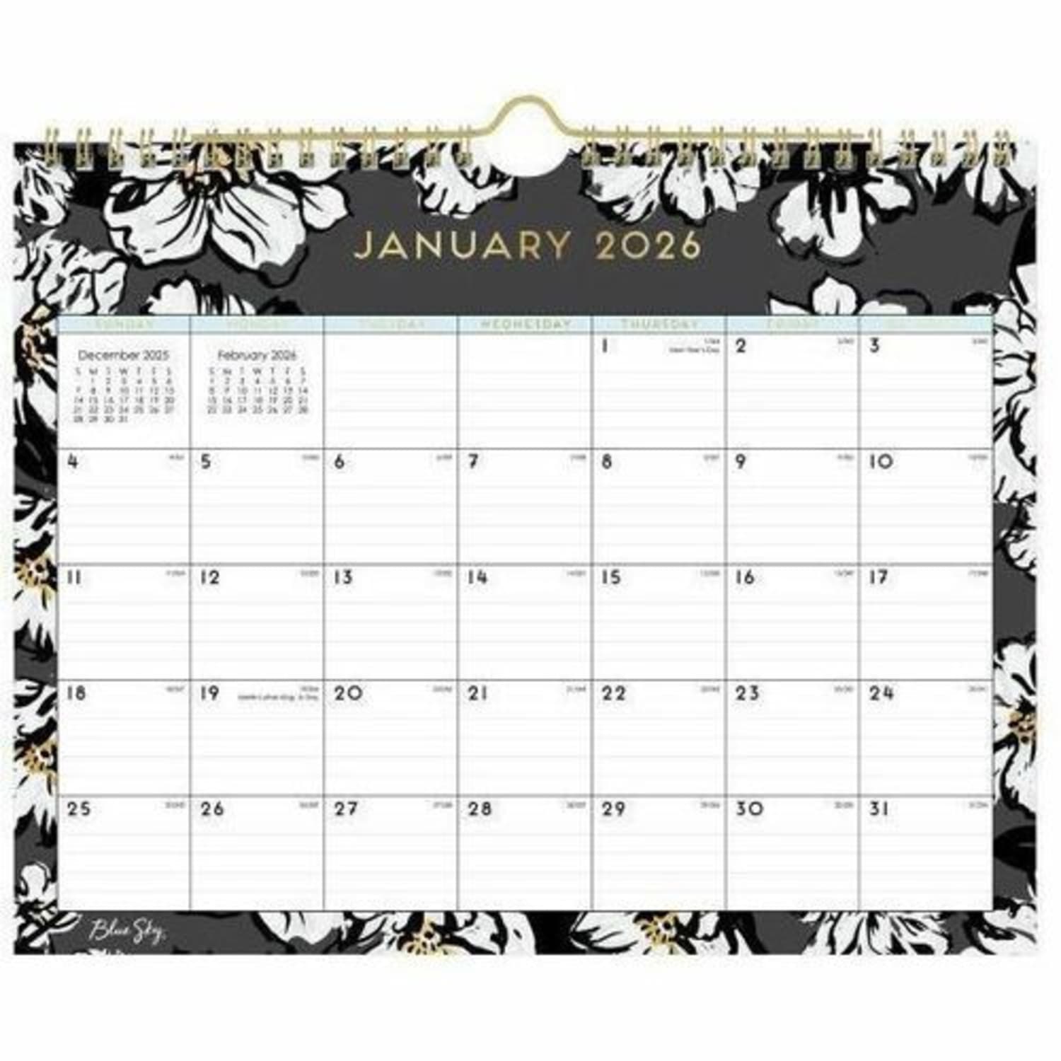 2026 Blue Sky Day Designer Monthly Wall Calendar, 8-3/4in x 11in, Baccara, January To December, 116052 - Image 5