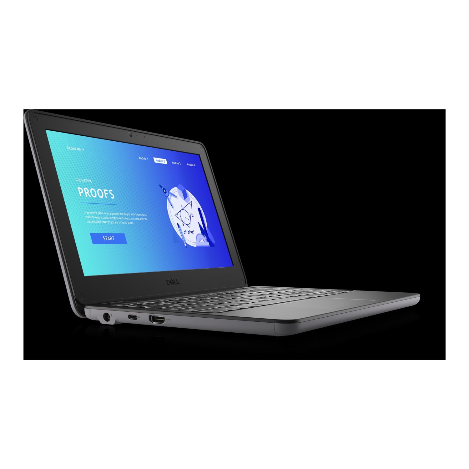 Dell Latitude 3000 3140 11.6in Convertible 2 in 1 Notebook - HD - 1366 x 768 - Intel N100 Quad-core (4 Core) - 4 GB Total RAM - 4 GB On-board Memory - 64 GB Flash Memory - Intel Chip - Windows 11 Pro Education - Intel UHD Graphics - Image 4