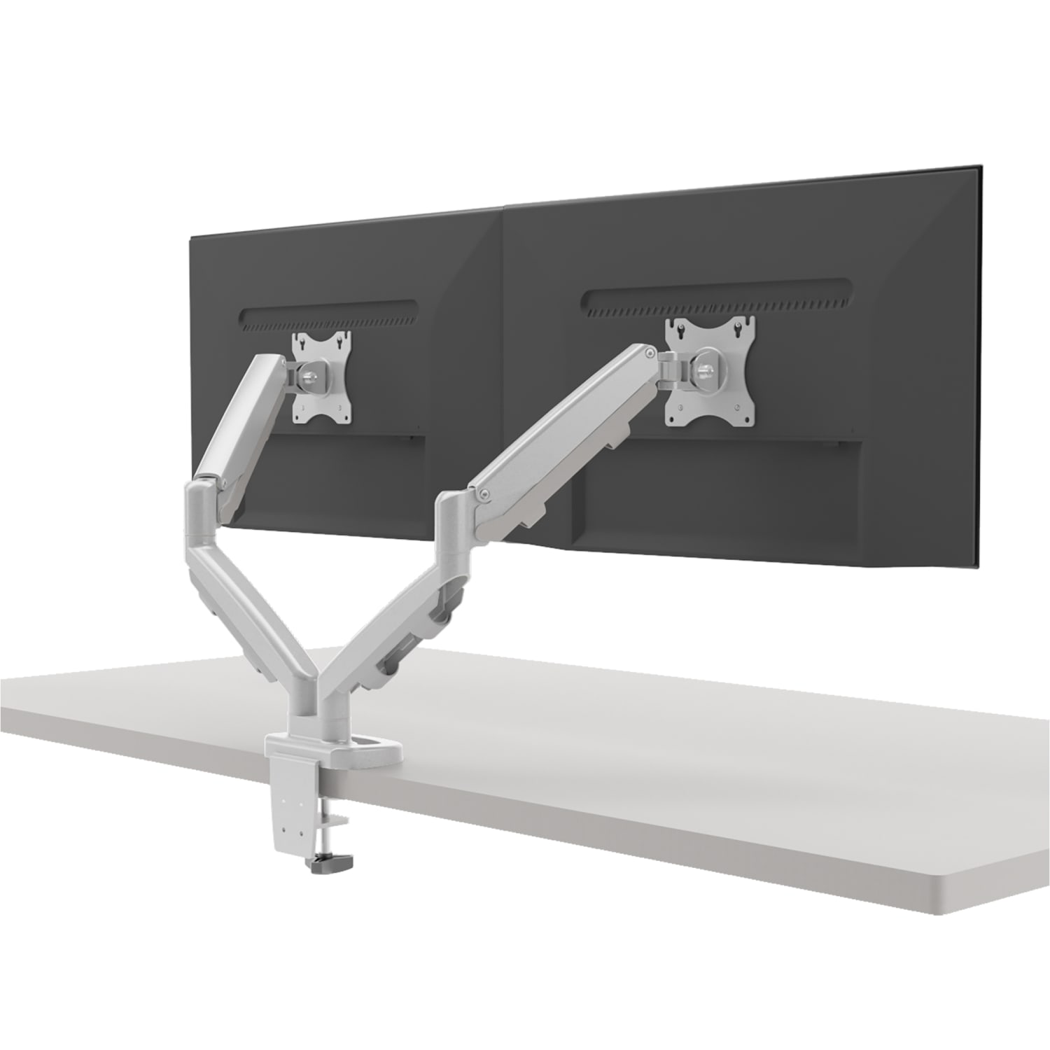 Fellowes Eppa 2 Dual Monitor Arm With Gas Spring Adjustment, Black - Image 6