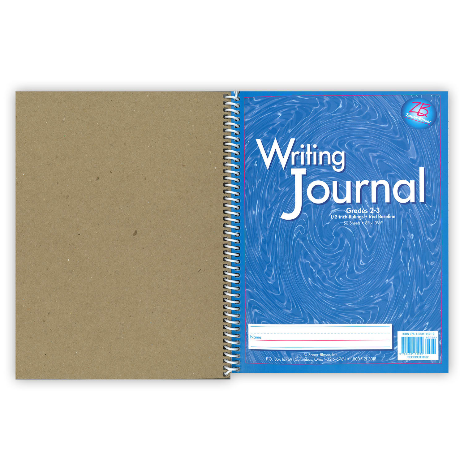 Pacon Zaner-Bloser My Writing Journals, 8in x 10-1/2in, Blue, Grade 2 To 3, Pack Of 6 Journals - Image 4